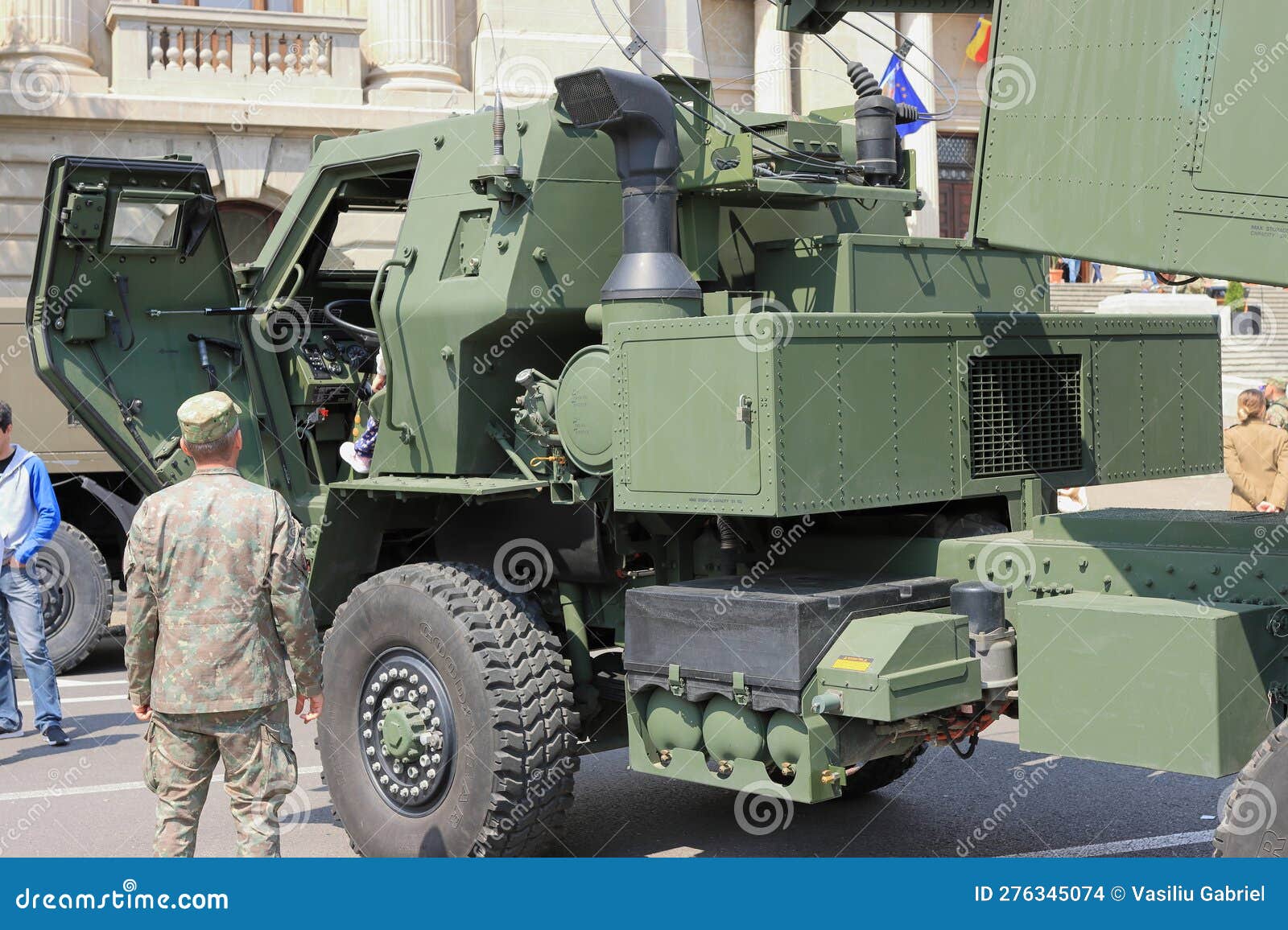 Exhibition of military equipment in Romania, Ploiesti city 2023