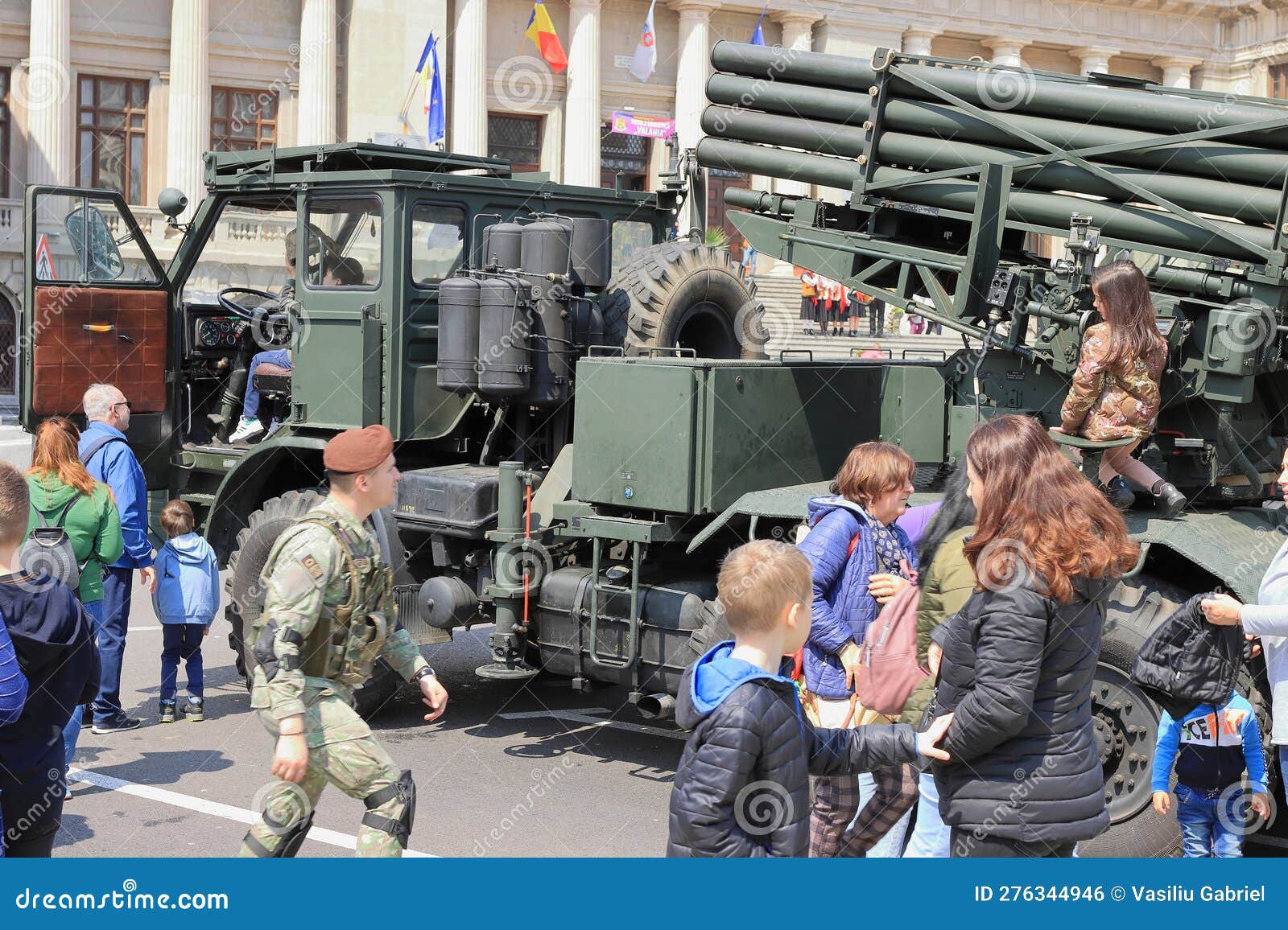 Exhibition of military equipment in Romania, Ploiesti city 2023