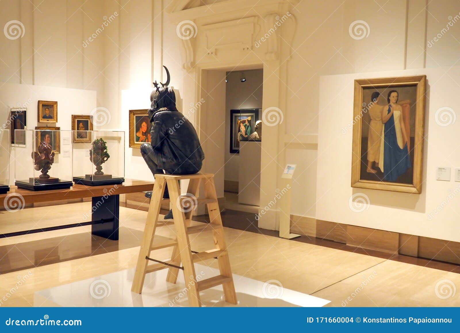 Exhibition Space Of Palazzo Merulana In Rome Italy Editorial