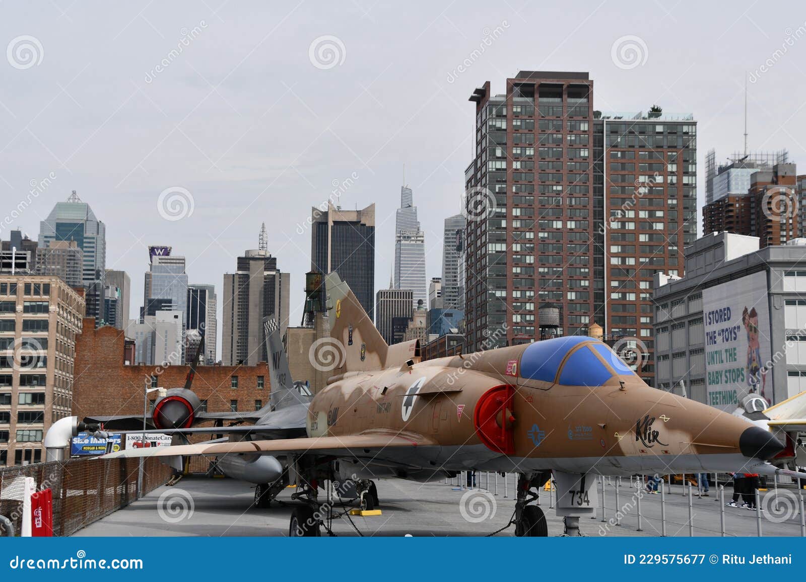 Exhibits at the Intrepid Sea, Air Space Museum in New York City