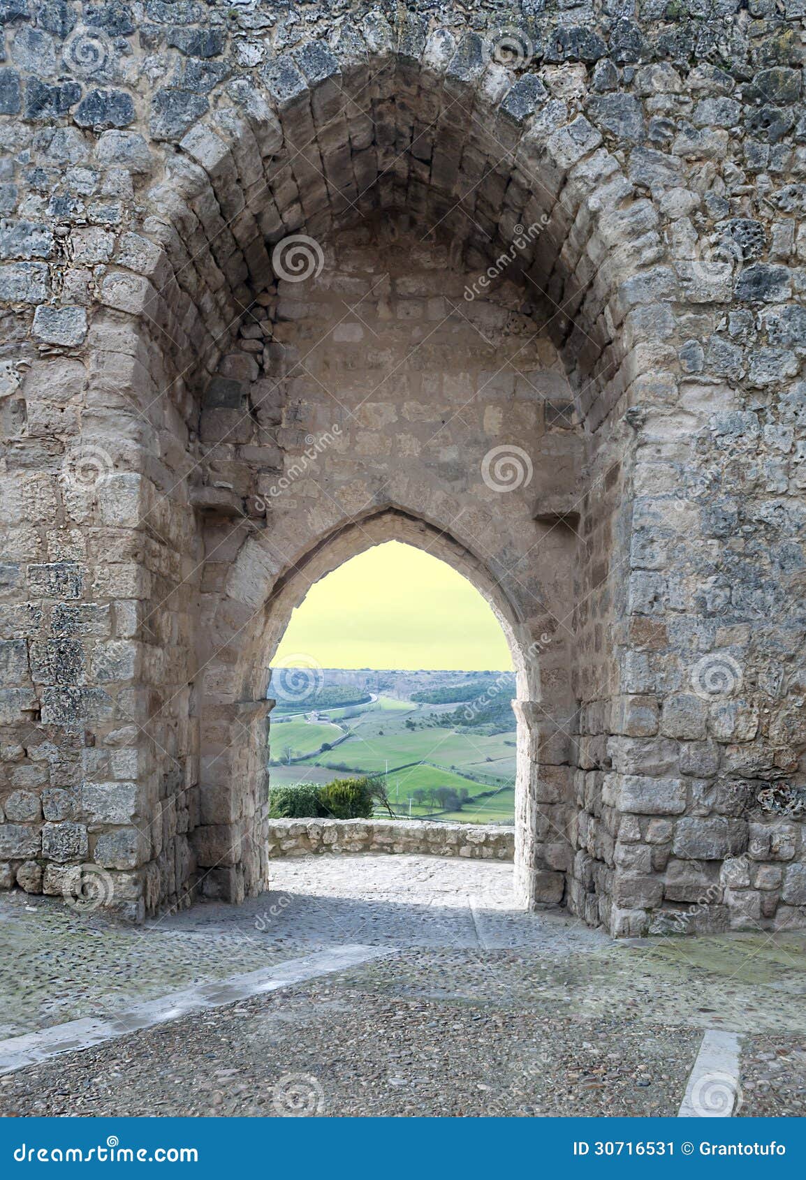 exit door of the castle