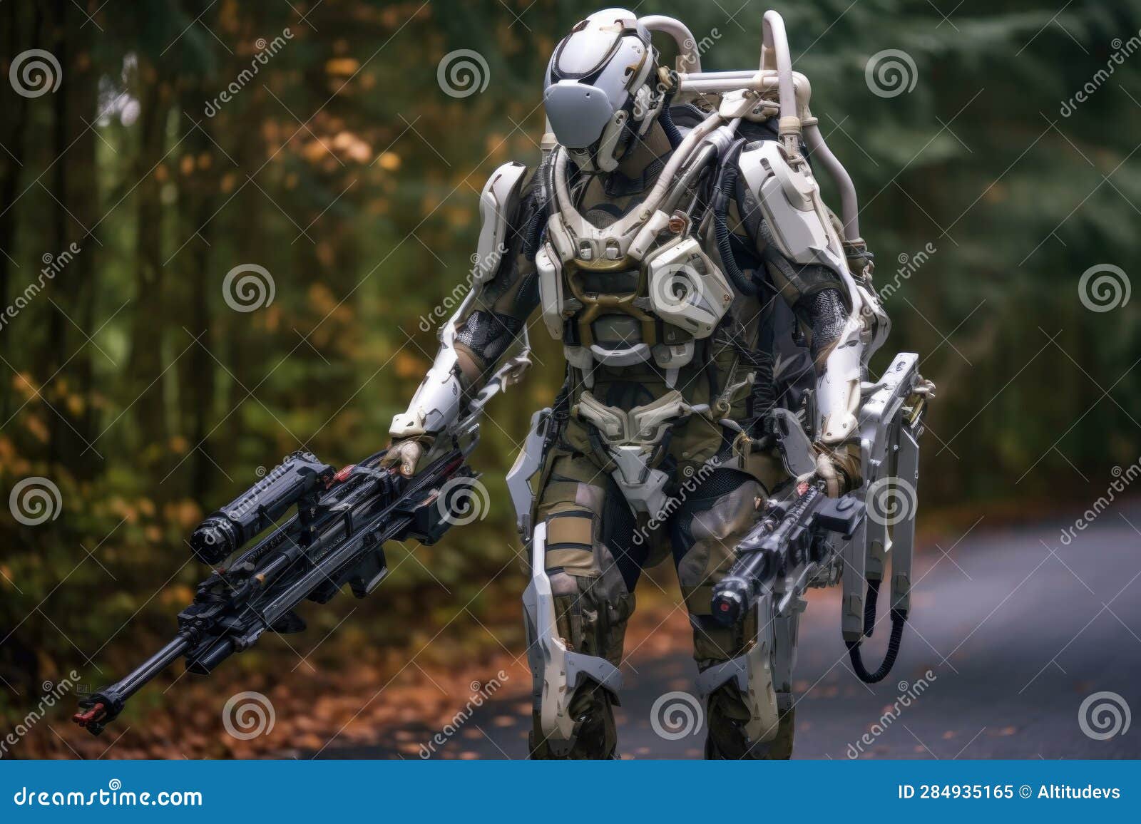 combat exoskeleton suit