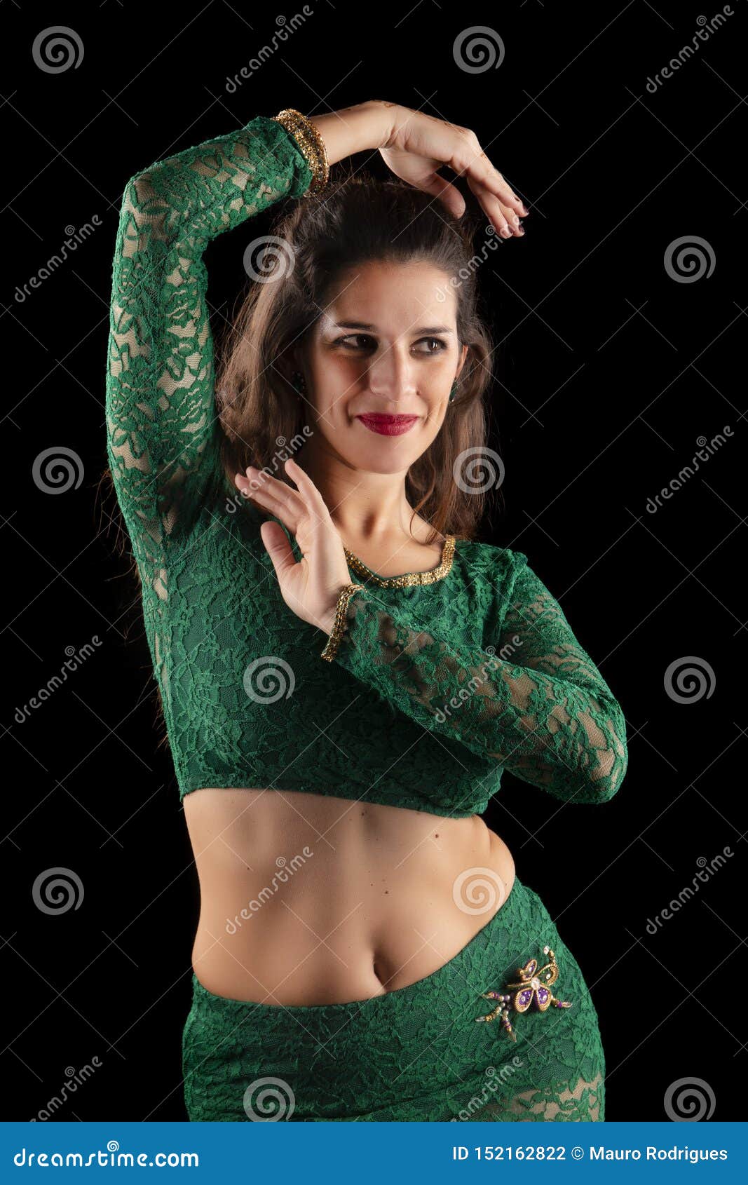 Exotic belly dancer stock photo. Image of female, femininity - 152162822