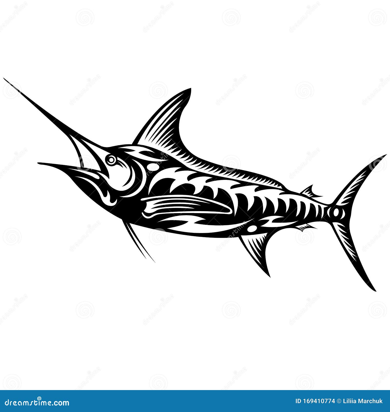 Swordfish Logos Vector Illustration 65366108