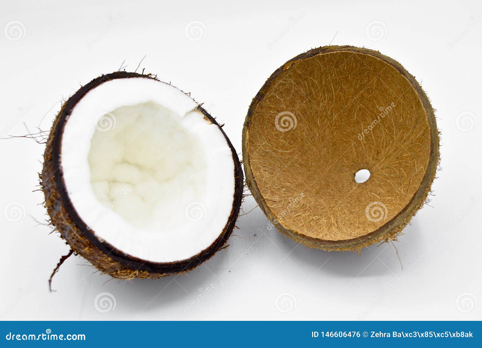 Exotic Fruit Coconut with Brown Surface. Stock Photo Image of fresh