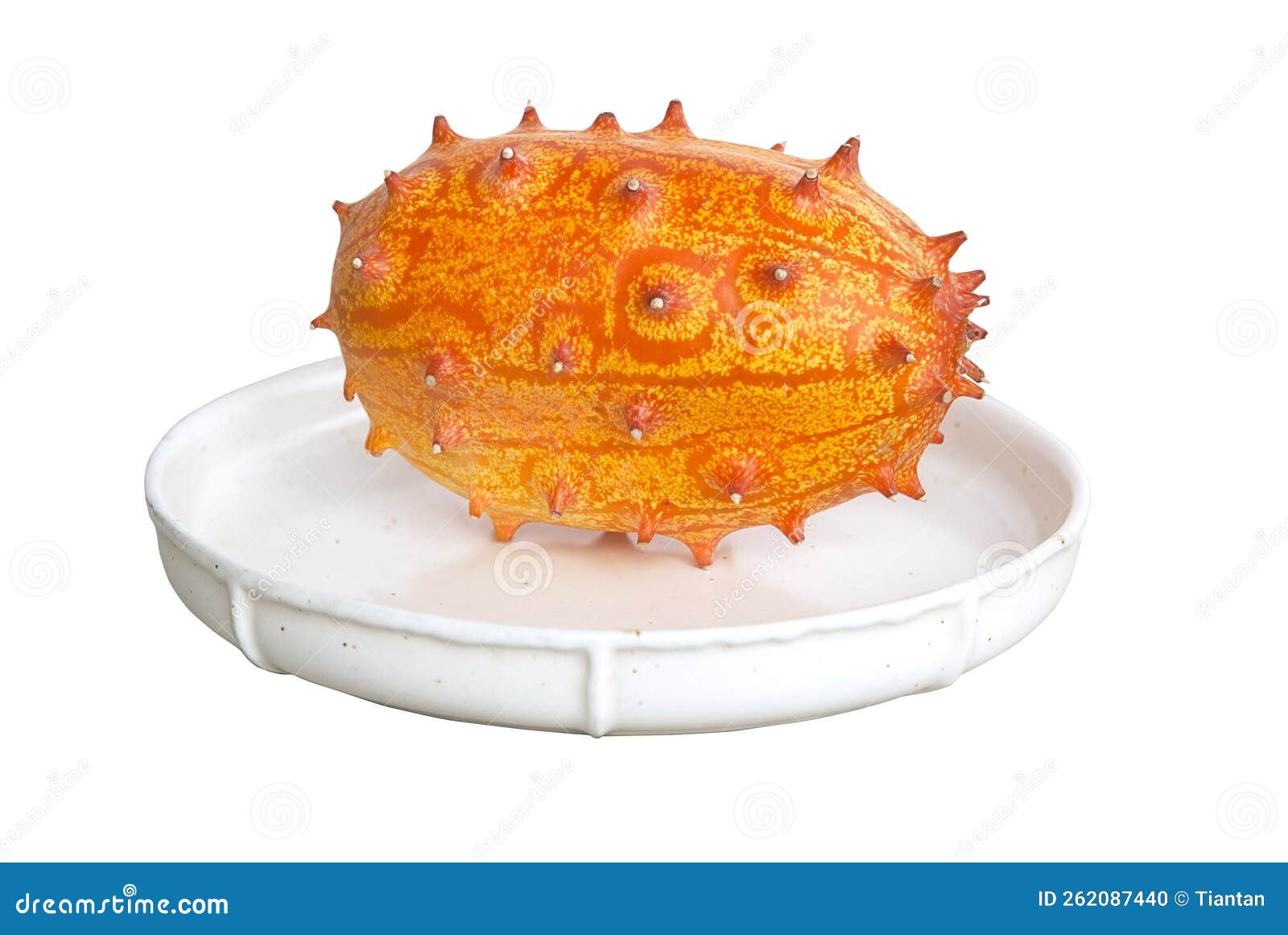 Exotic fruit kiwano stock photo. Image of exotic, cucumber 262087440