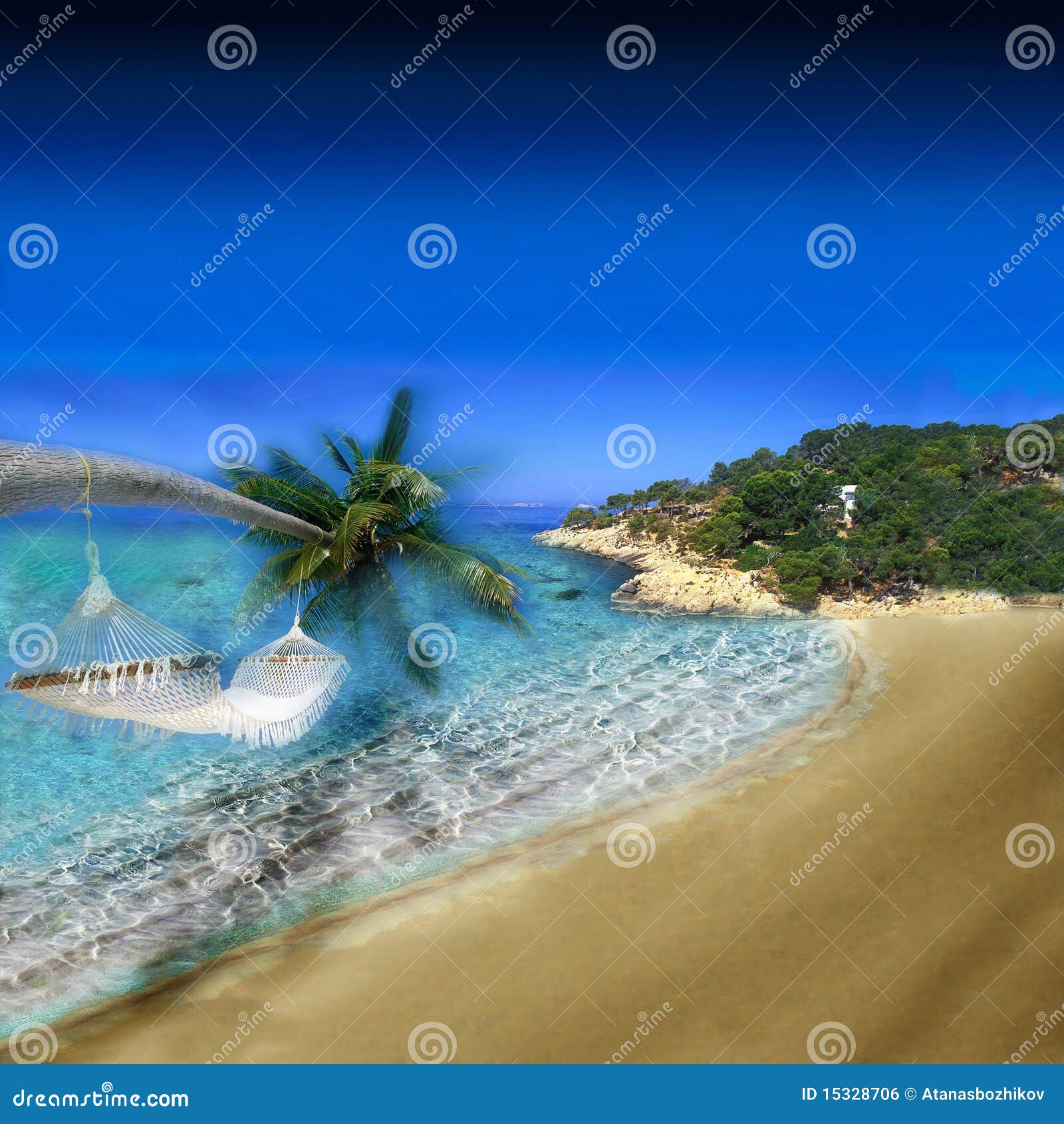 Exotic Holiday Destination stock photo. Image of boat - 15328706
