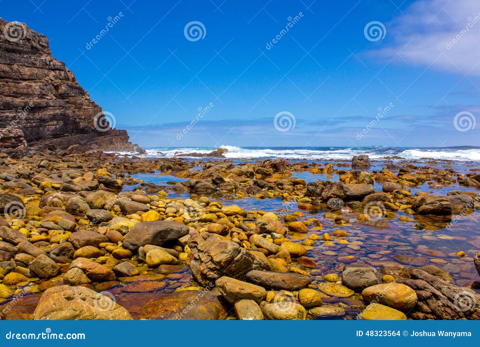 Exotic Rocky Beach In South Africa Stock Photo Image Of Exotic Hope