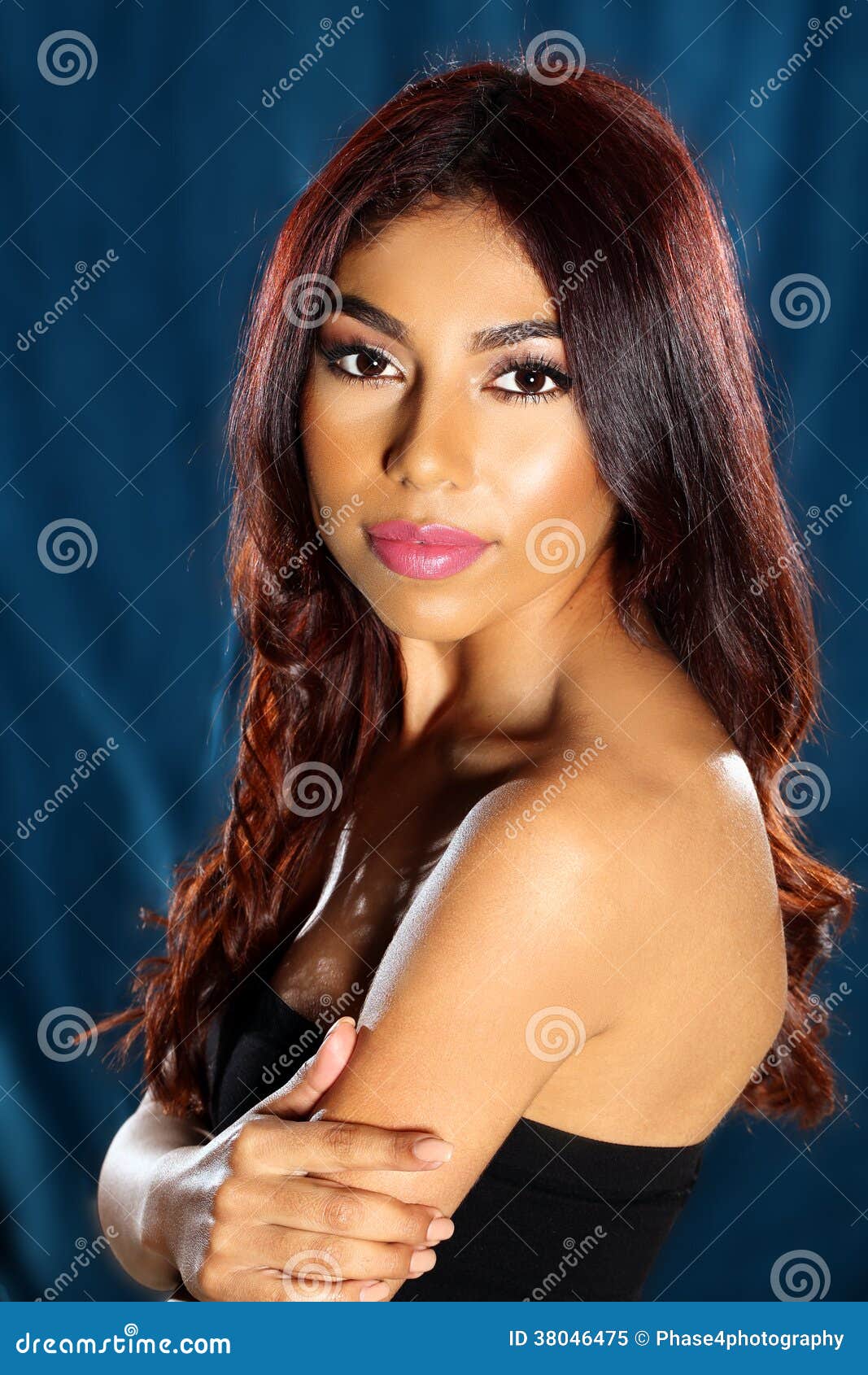 Exotic woman stock image. Image of adult, attractive 38046475