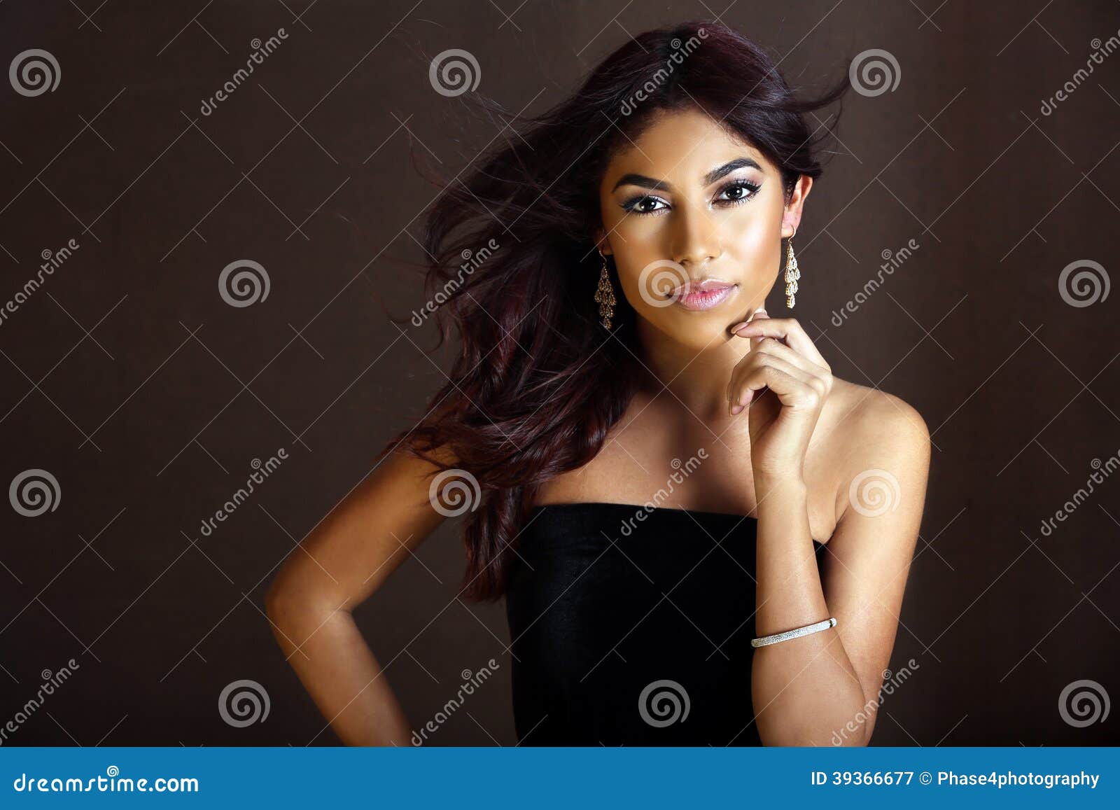 Exotic woman stock image. Image of beauty, pose, skin 39366677