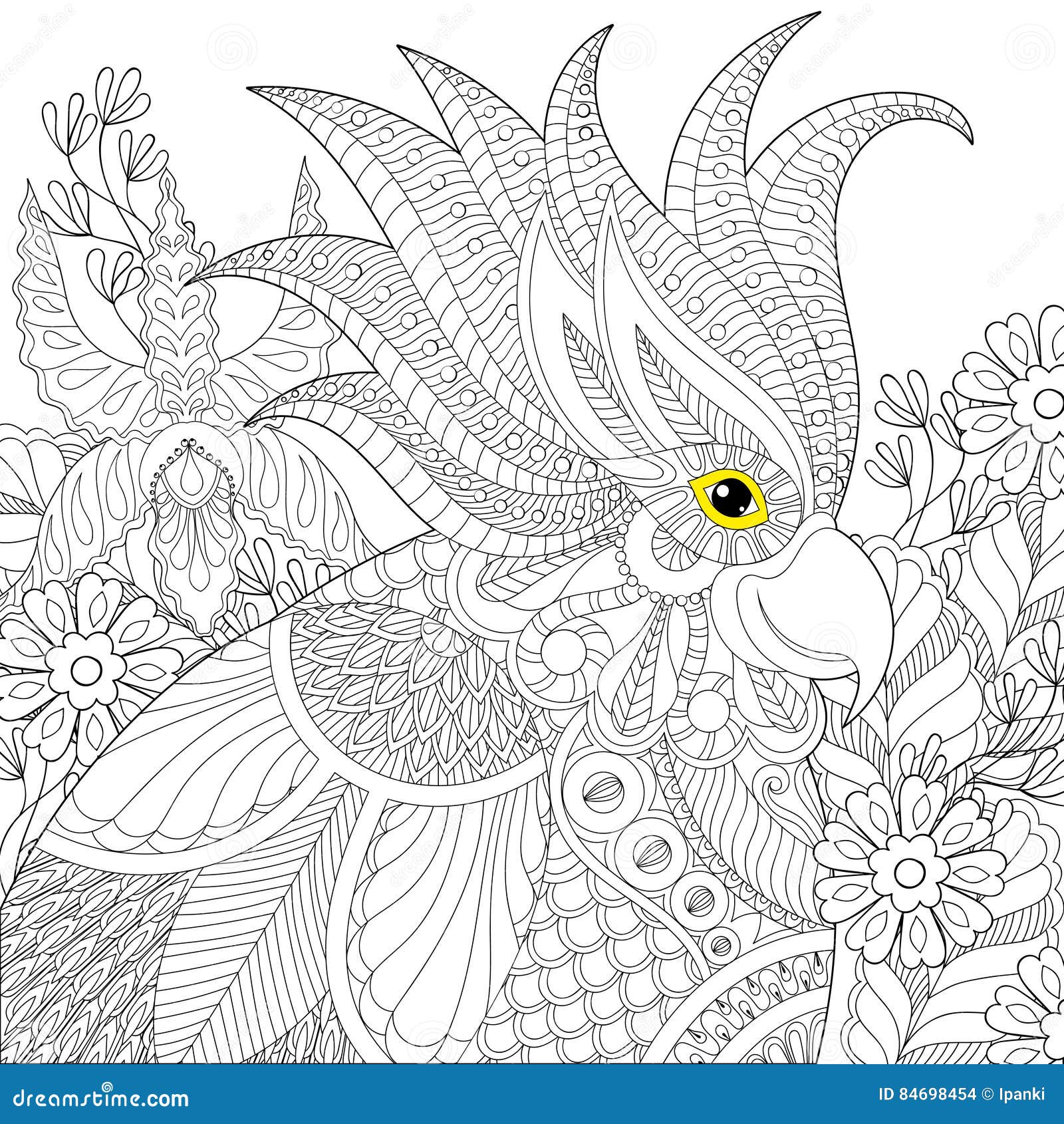 5300 Top Zentangle Bird Coloring Pages Download Free Images