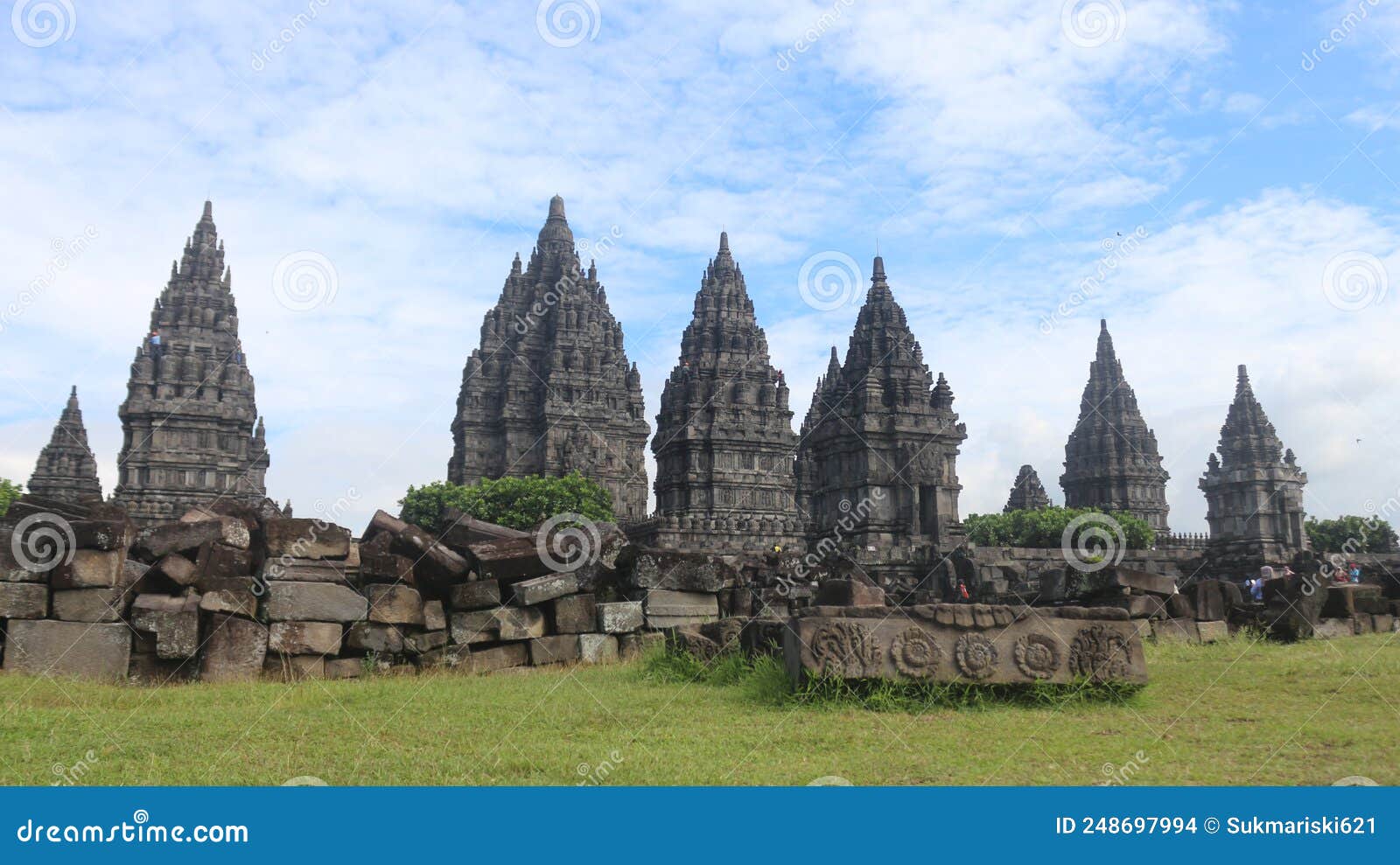 exoticism of prambanan temple in jogjakarta indonesia