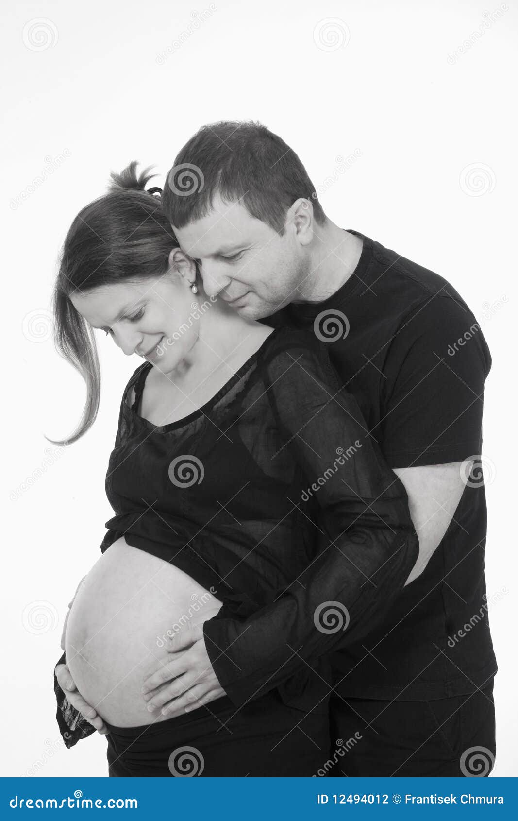 Expecting couple stock photo. Image of care, people, happiness - 12494012