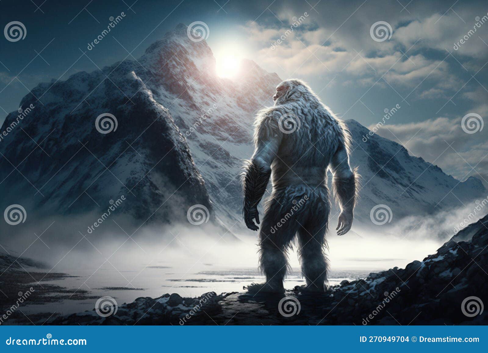 Expedition To the Mountains KI Stock Illustration Illustration of