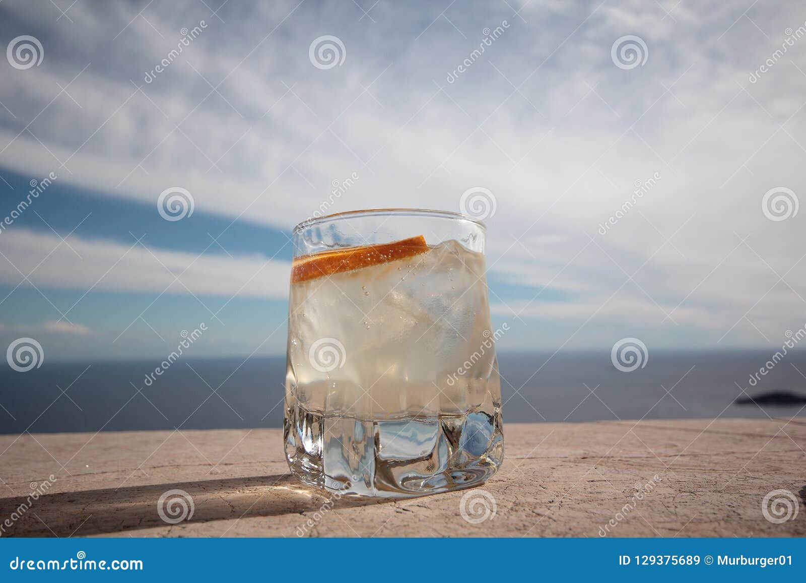 a cold drink on a hot summer day