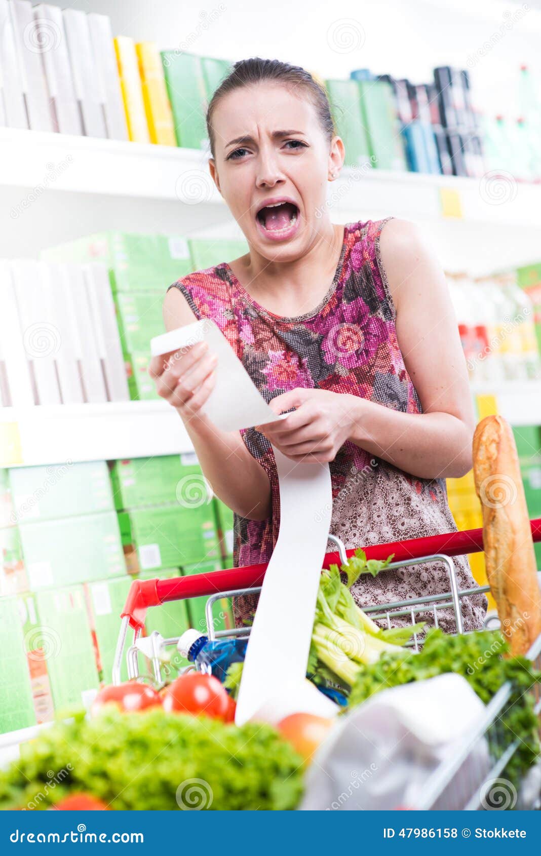 Expensive Grocery Store Stock Photo. Image Of Consumption - 47986158