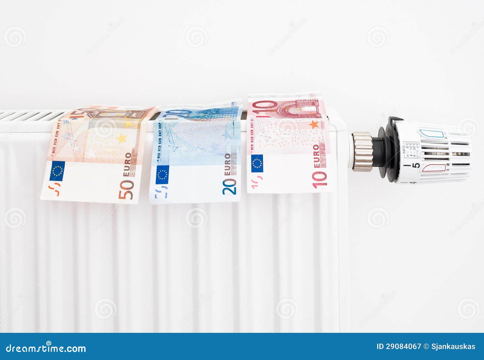 Expensive heating costs stock image. Image of banknote 29084067