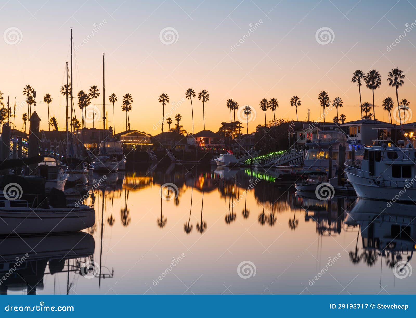 Expensive Homes and Boats Ventura Stock Image Image of canal, housing