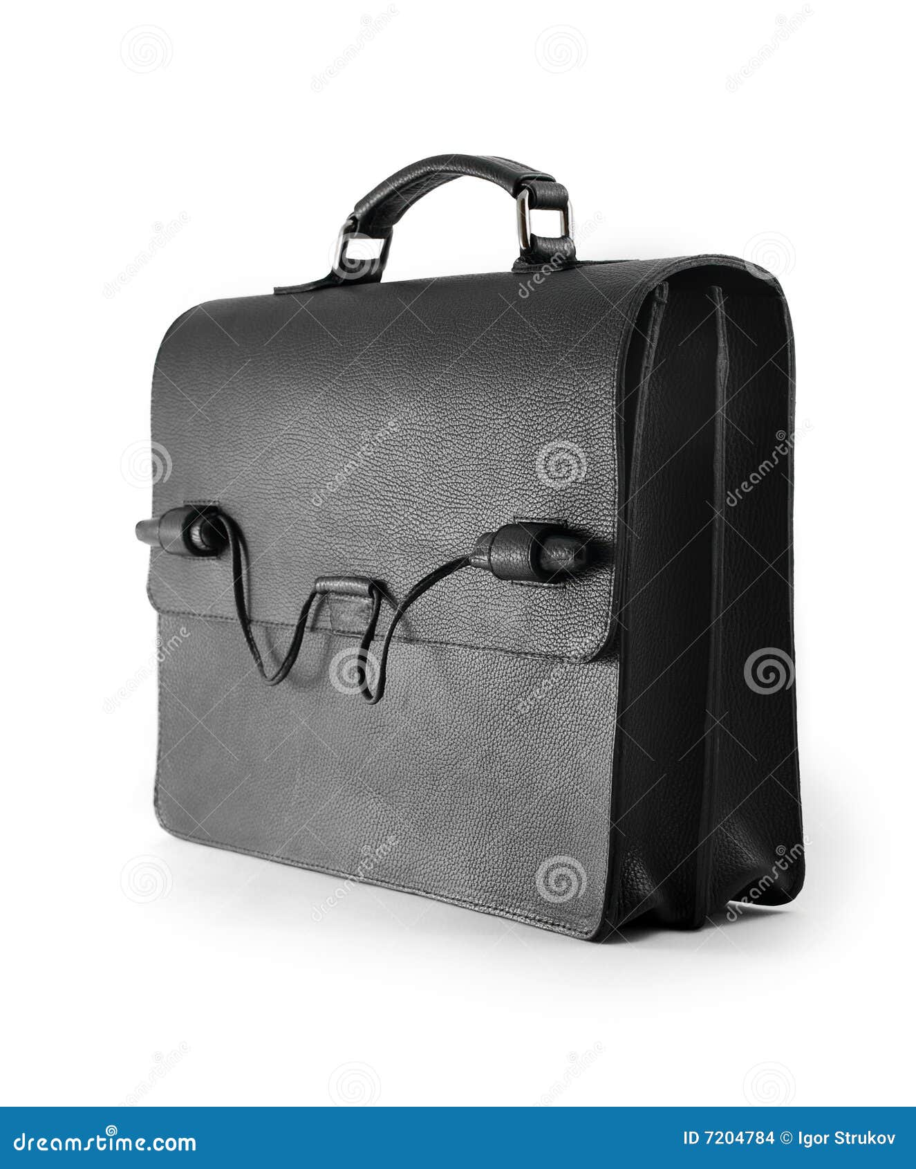 Expensive Leather Bag on a White Background Stock Photo Image of