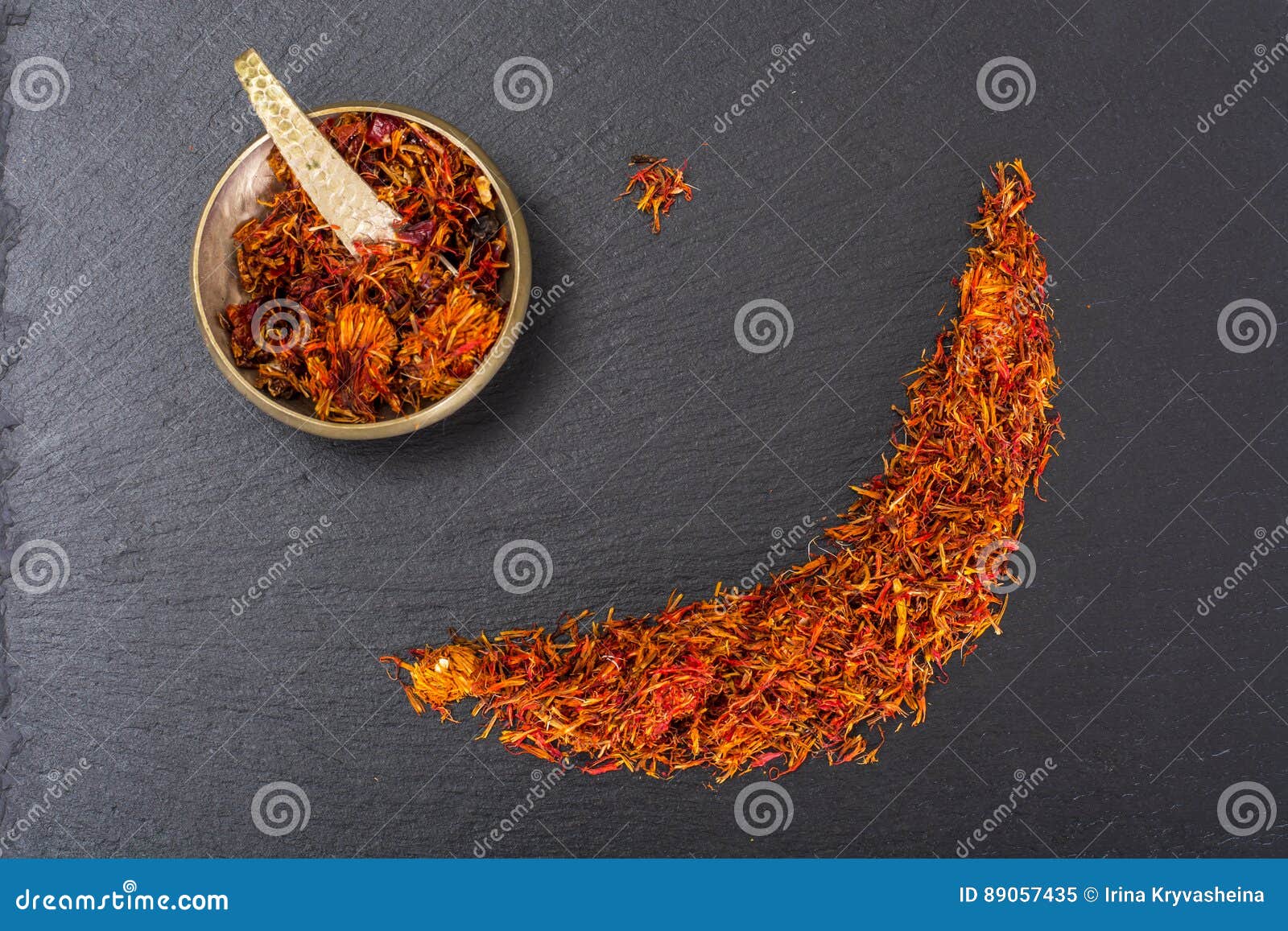 Expensive Seasoning Spice Saffron Stock Image Image of expensive