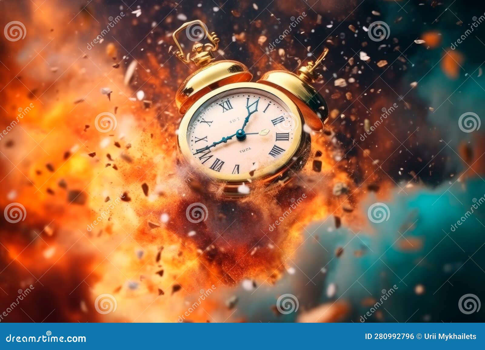 time on fire: a surrealistic encounter