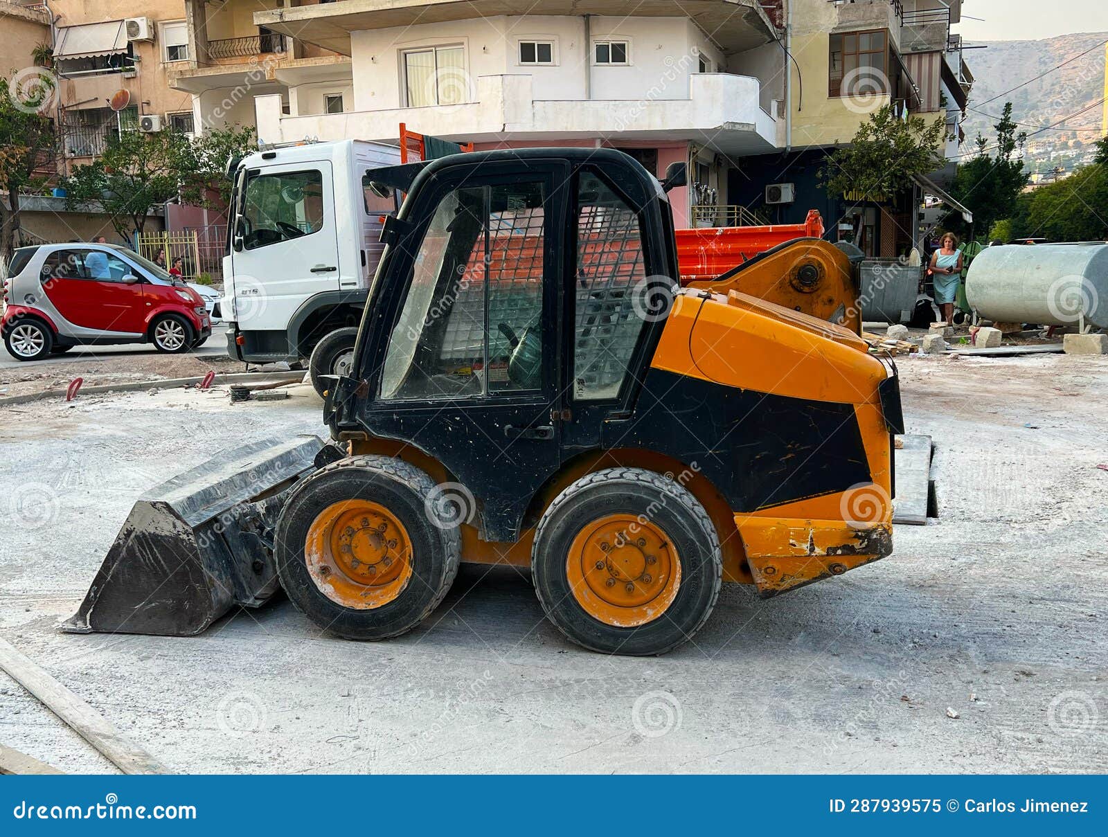 Mighty Mini Bulldozer: Compact Power in Action Stock Image - Image of ...