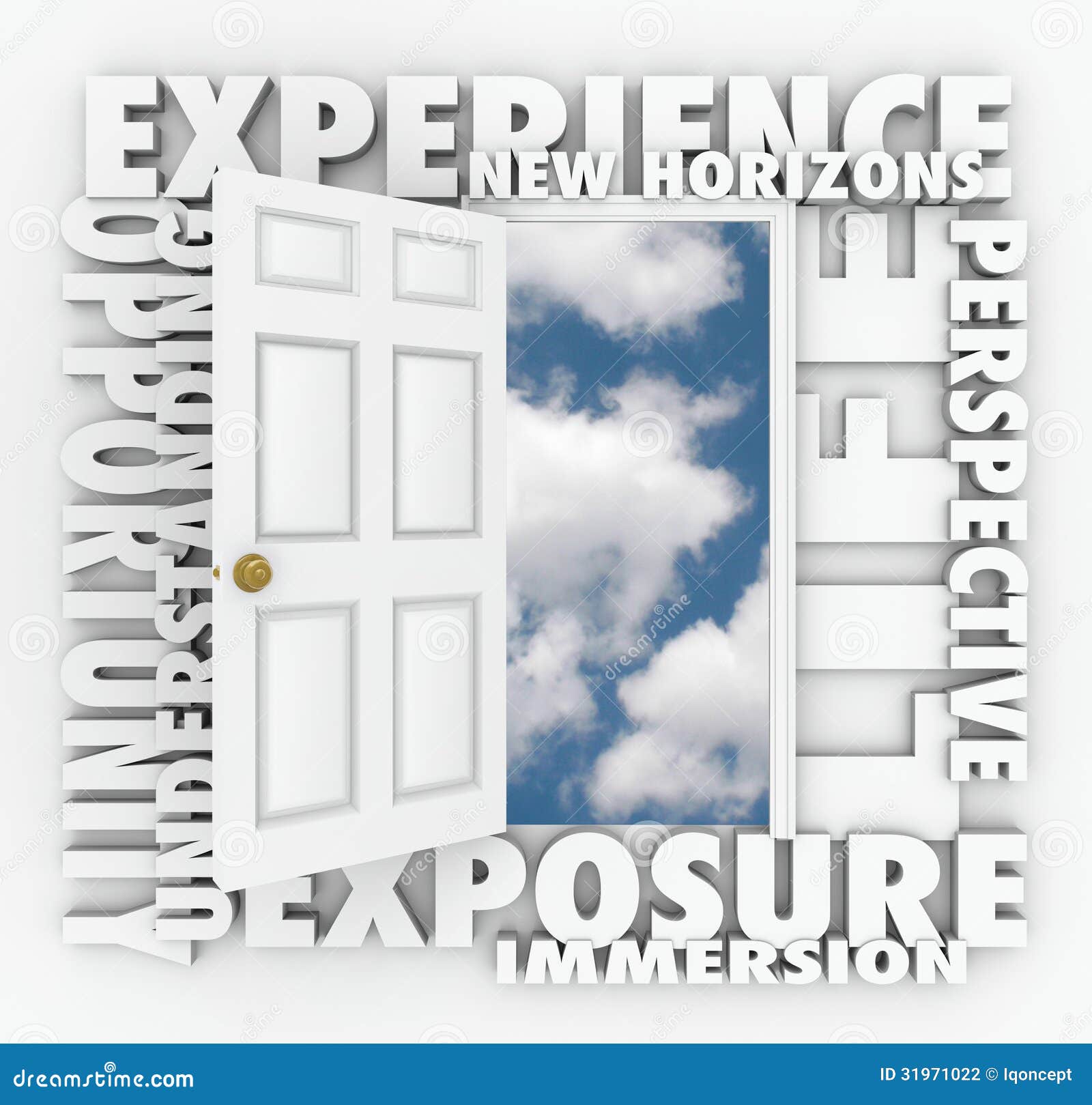 experience new horizons door opens leading to opportunity