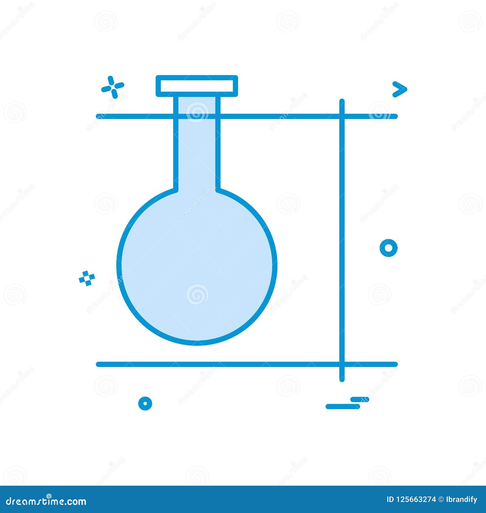 Download Experiment Flask Icon Vector Design Stock Vector - Illustration of chemical, pharmaceutical ...