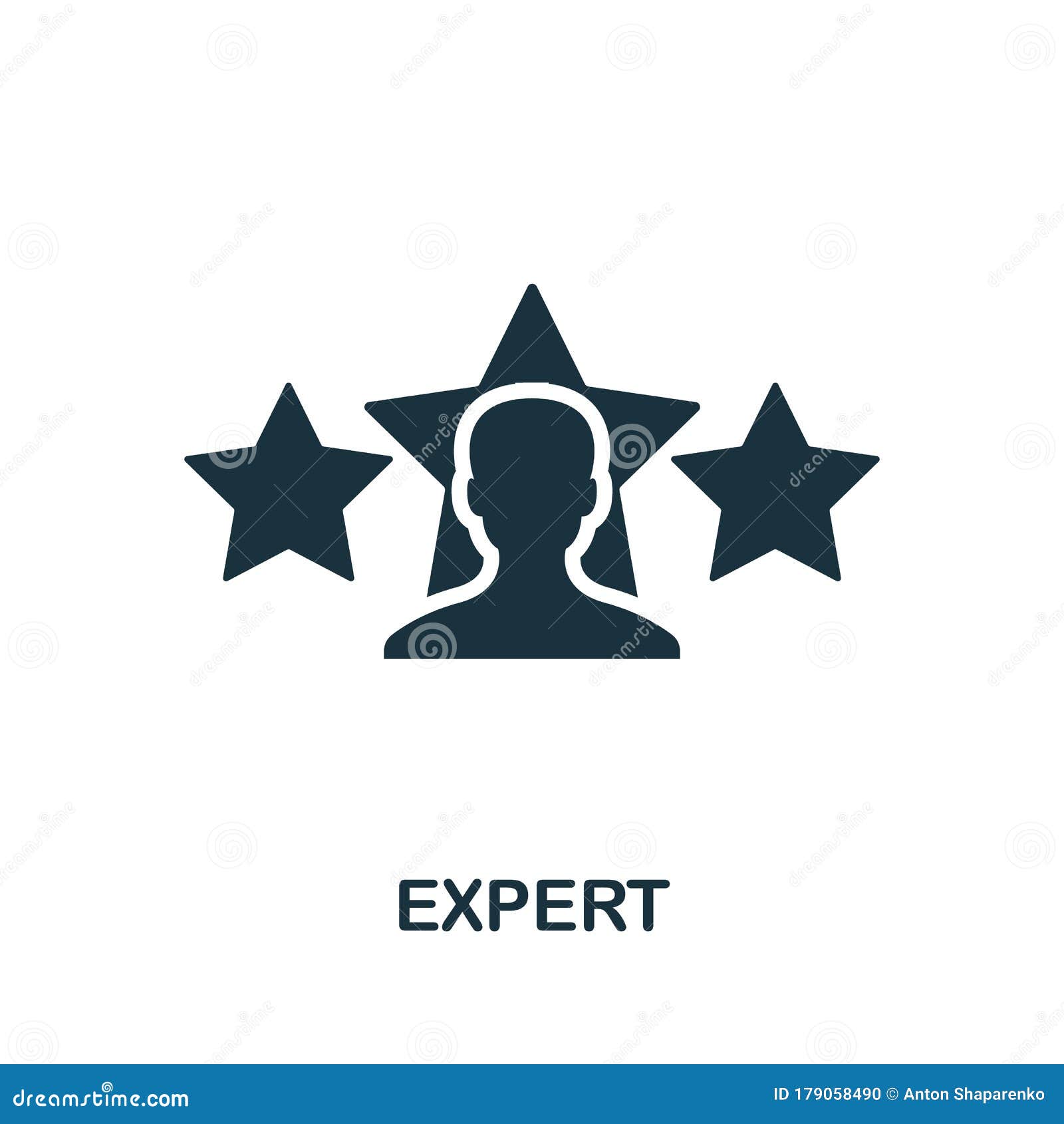 expert icon. simple  from consulting collection. filled expert icon for templates, infographics and more