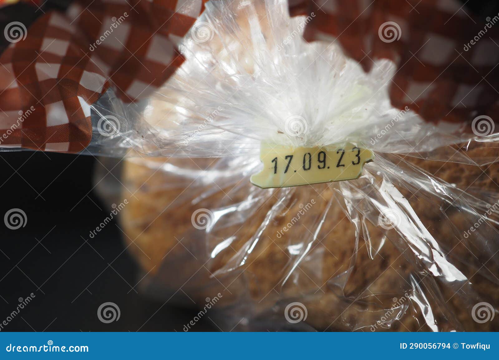 Expiry Date on a Bread Packet Stock Photo Image of detail, concept 290056794