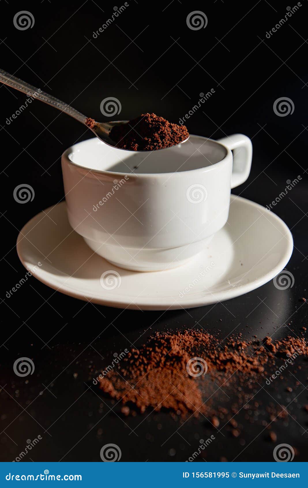Explained Hot Coffee Ratio Ingredients Mix Stock Image Image of aroma