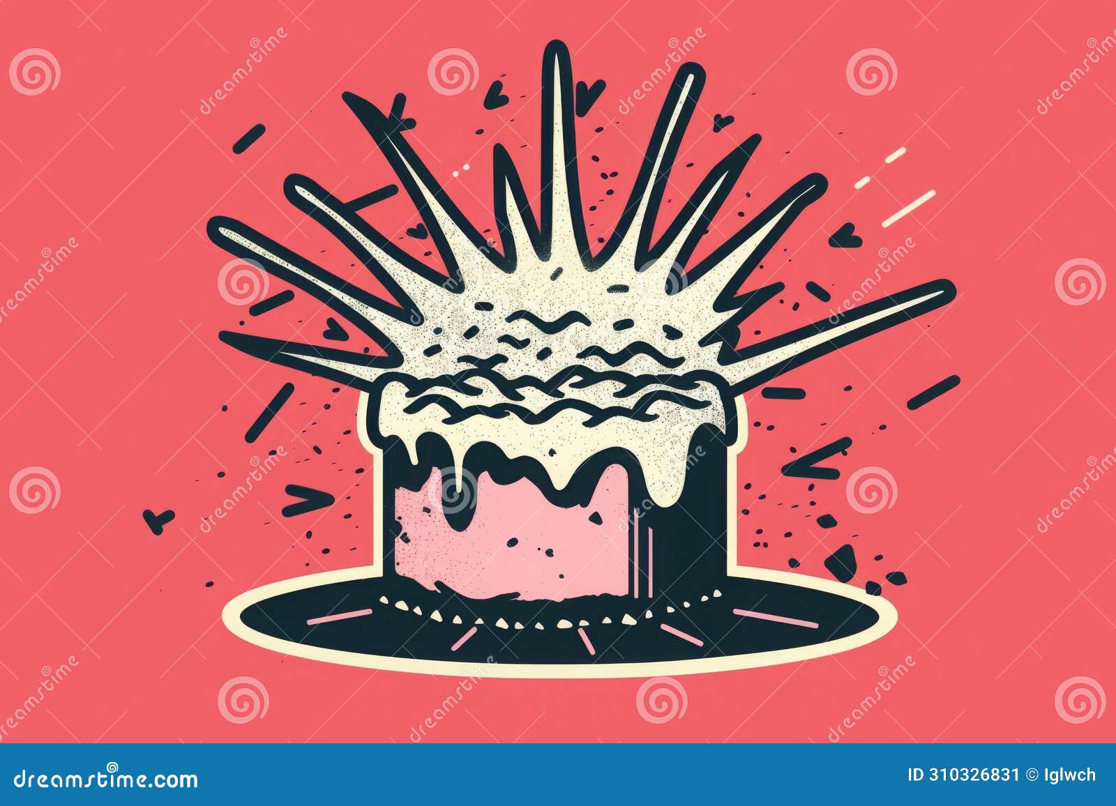 Explosion Box With Butterflies Exploding Cake Exploding Volcano