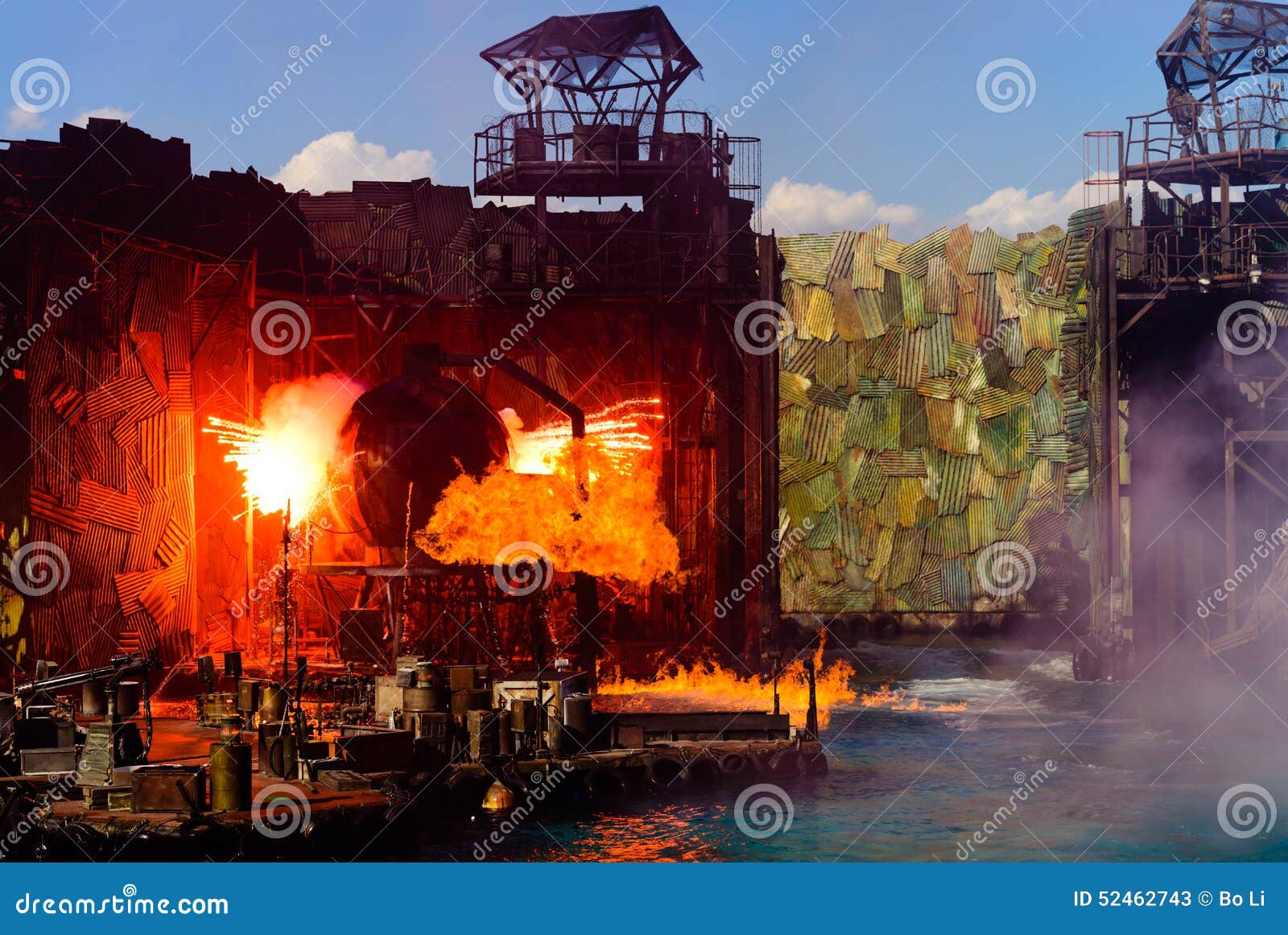Exploding editorial stock photo. Image of explosion, american 52462743