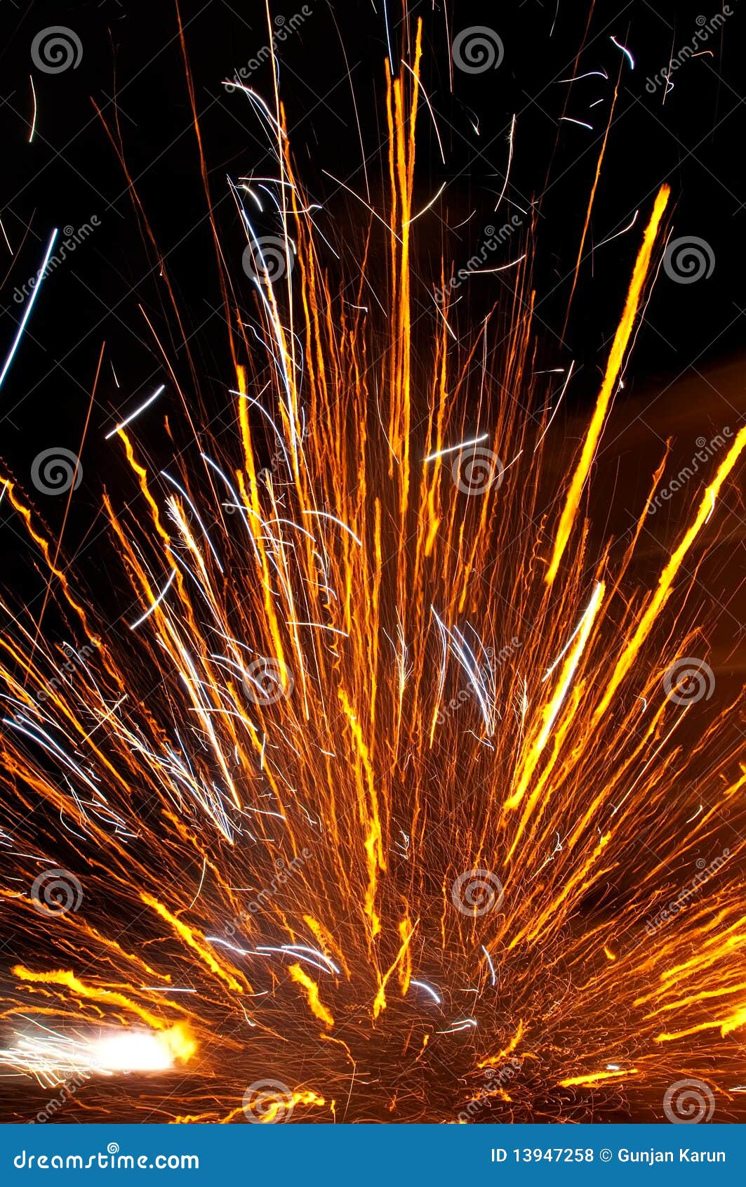 exploding firecracker