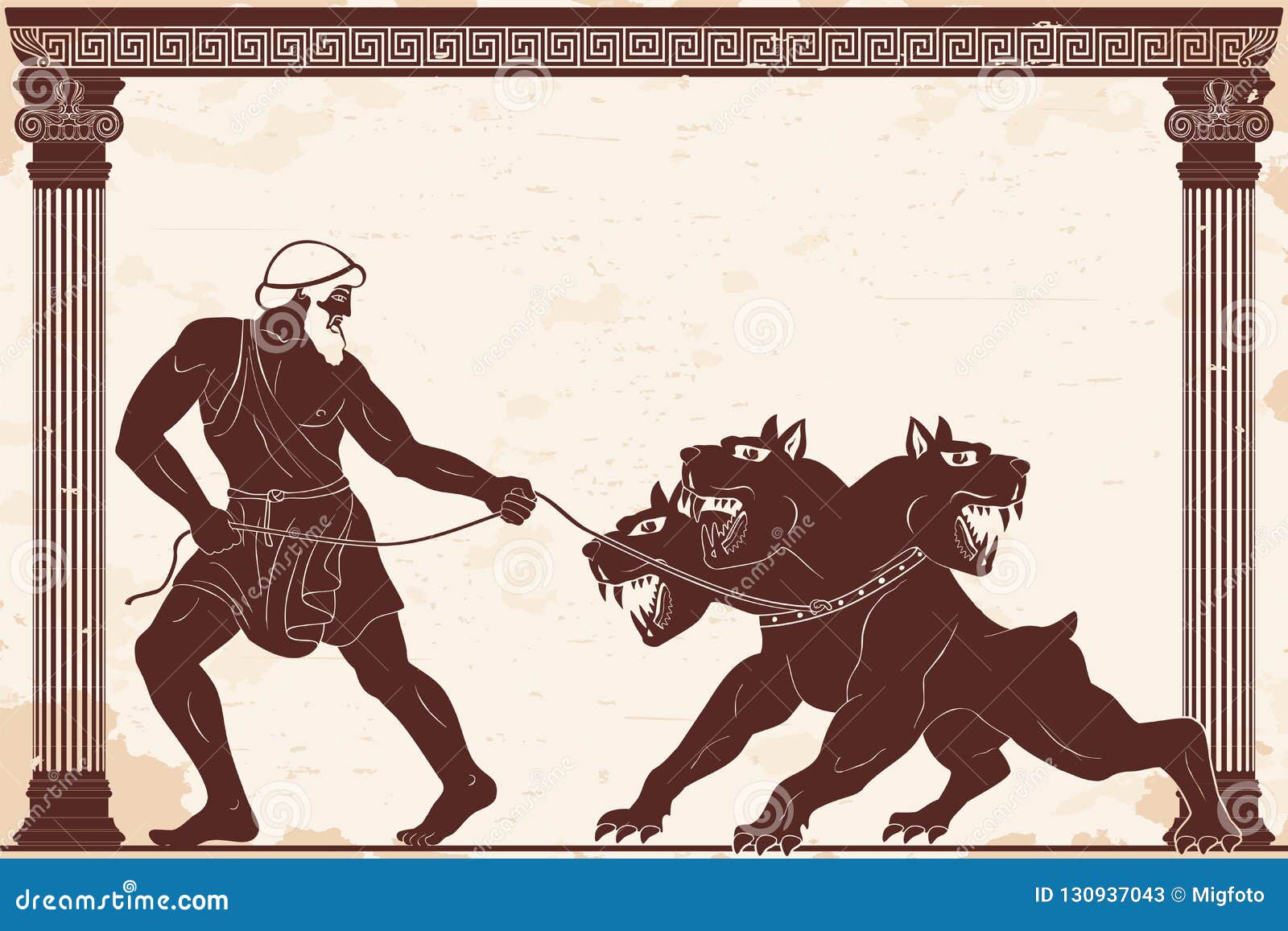 Hercules Cerberus Stock Illustrations – 15 Hercules Cerberus Stock ..., حجم الصورة 1600x1157
