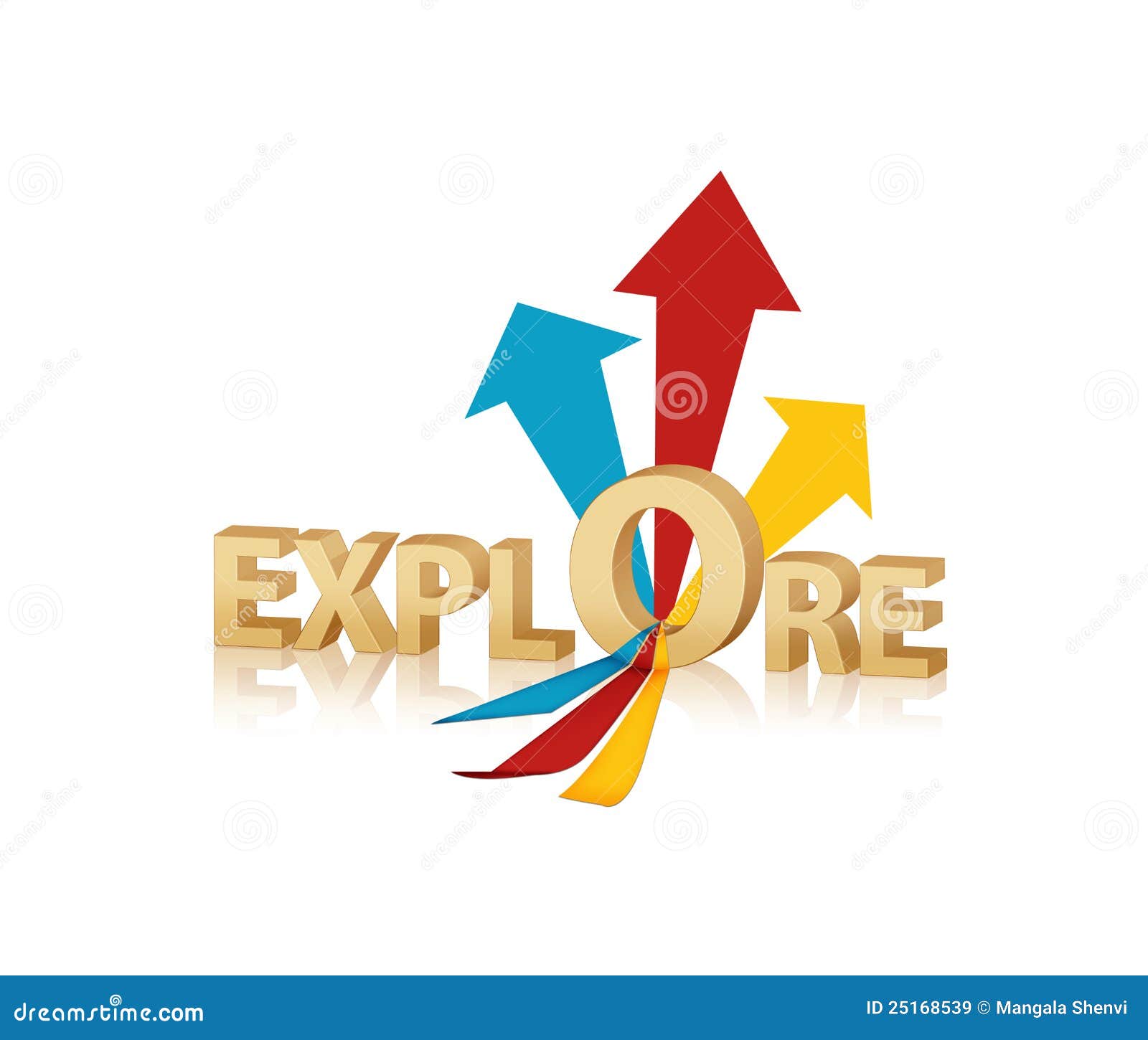 Explore stock illustration. Illustration of choices, explore - 25168539