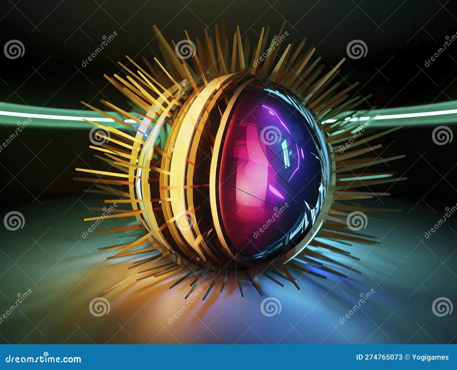 explore ai-generated art that bends light & color, blending quantum wave-tracing, v-ray tracing, and futuristic  for a capti