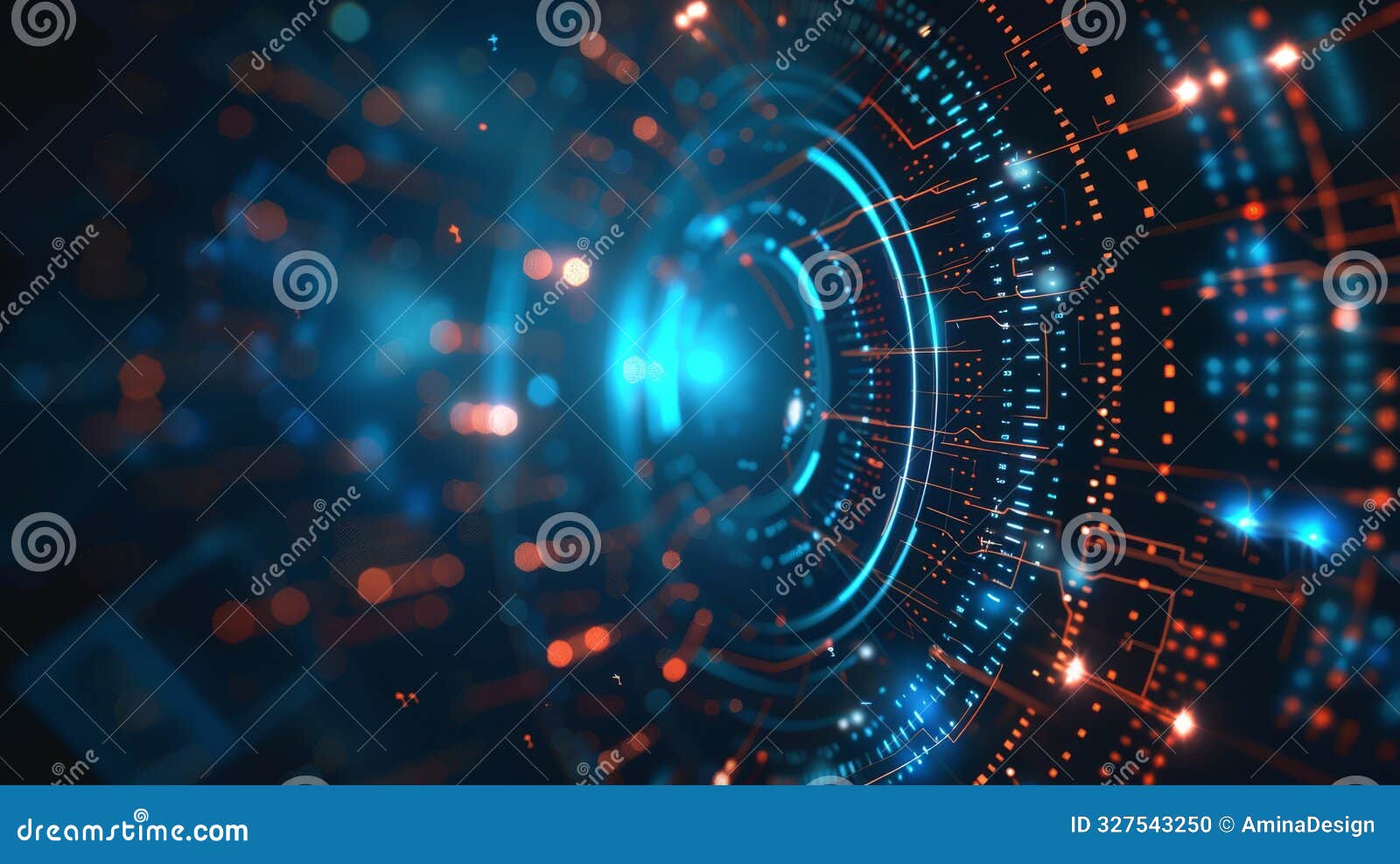 explore an innovative network of futuristic technology infused with digital circuit s