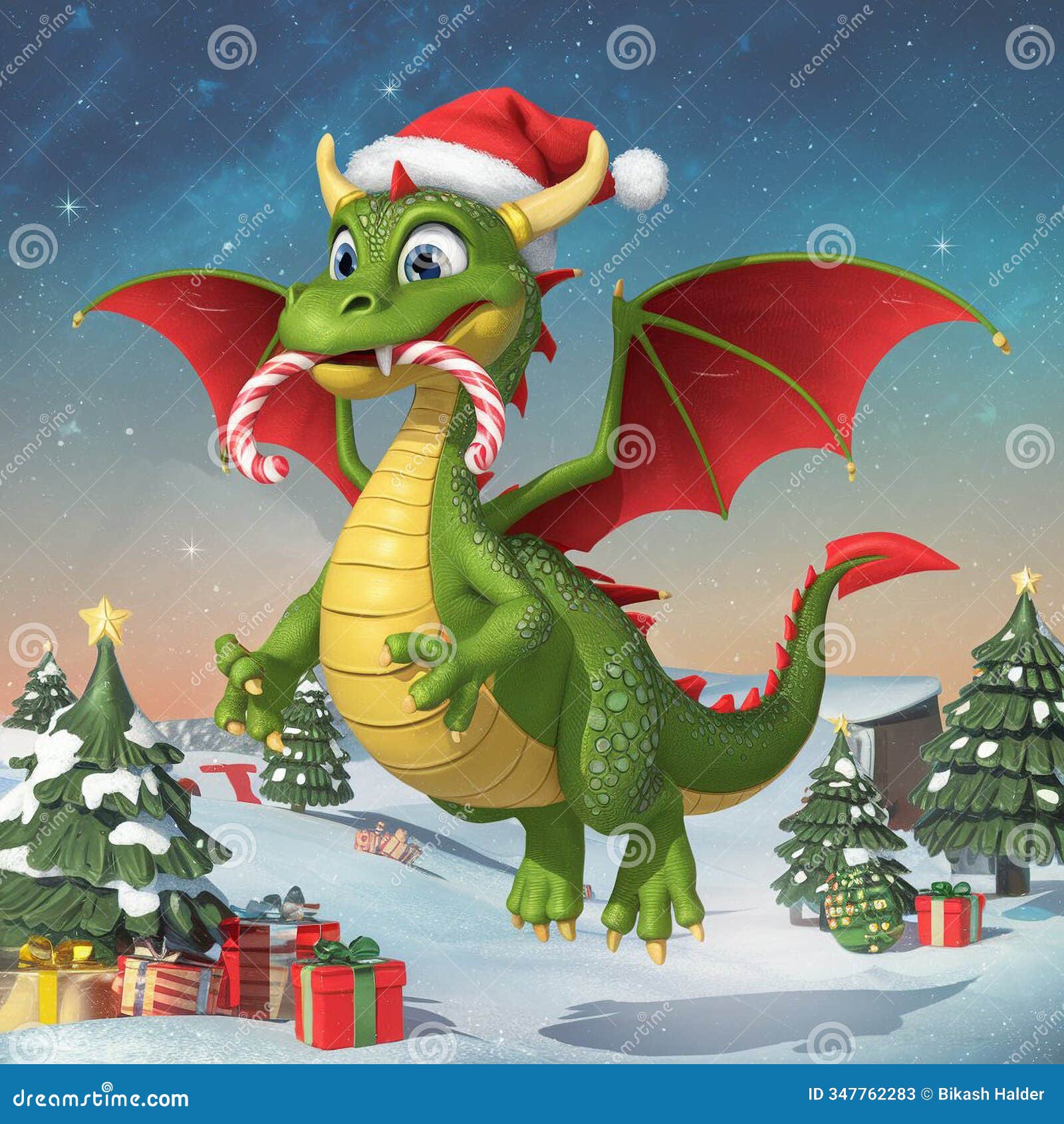 majestic dragon image art 