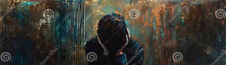 Explore the Theme of Hidden Emotions through an Oil Painting of a