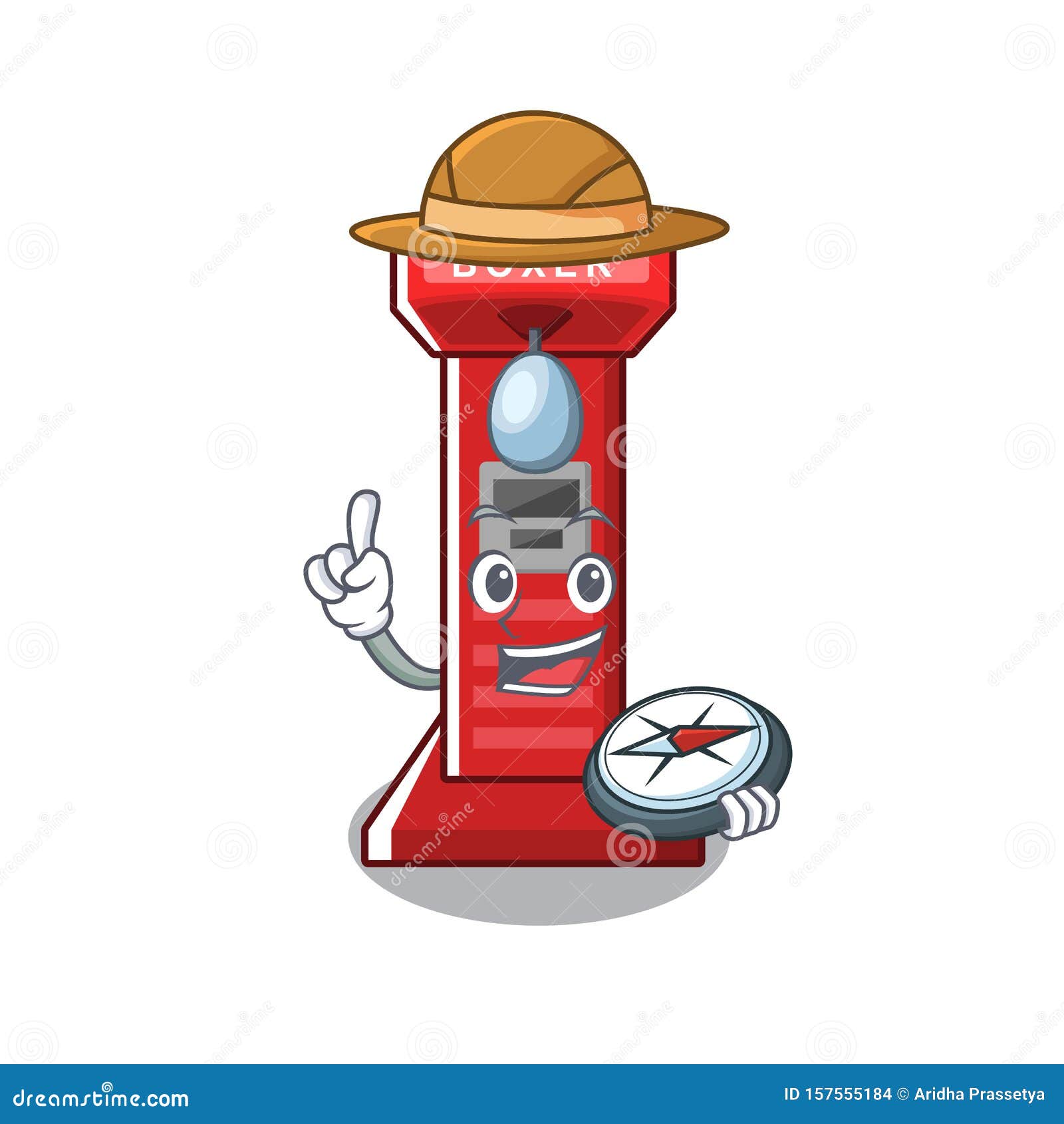 explorer boxing game machine in the character