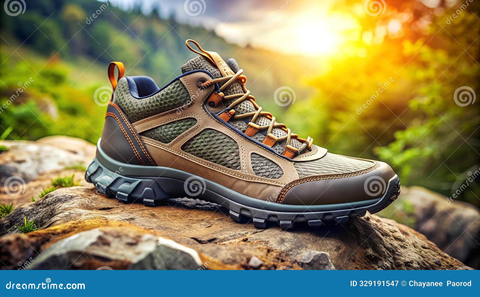 explorer: durable synthetic sneakers for all-terrain adventures  generative ai