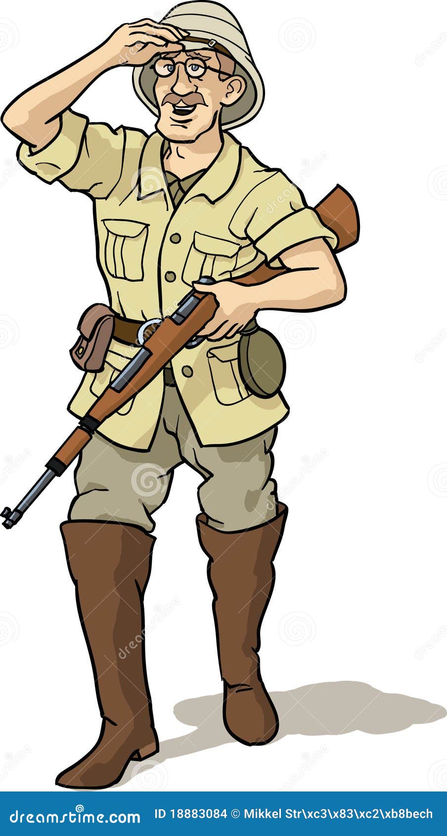 Explorer And Hunter Stock Images - Image: 18883084