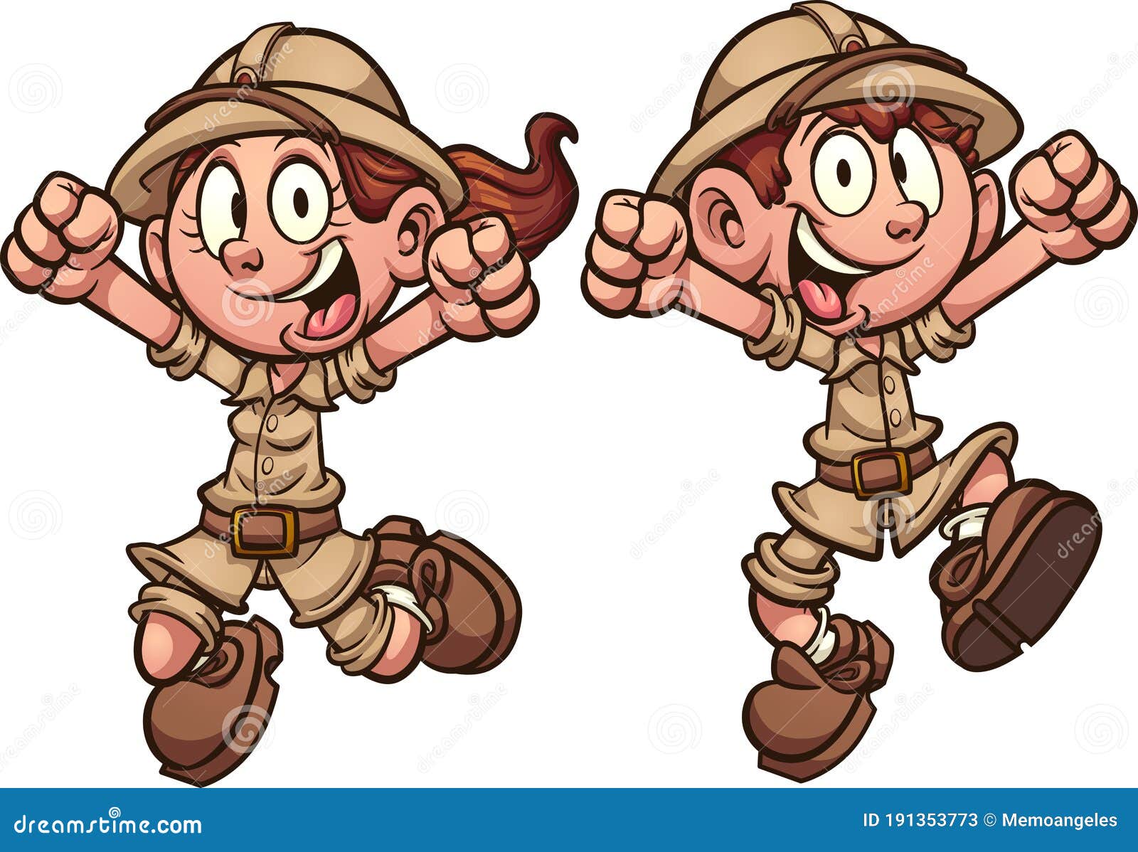 Explorer Kids Cartoon Stock Illustrations – 2,138 Explorer Kids Cartoon