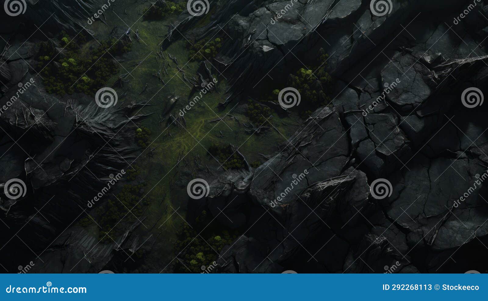 Exploring the Enigmatic Depths: a Zbrush-inspired High-angle Landscape 