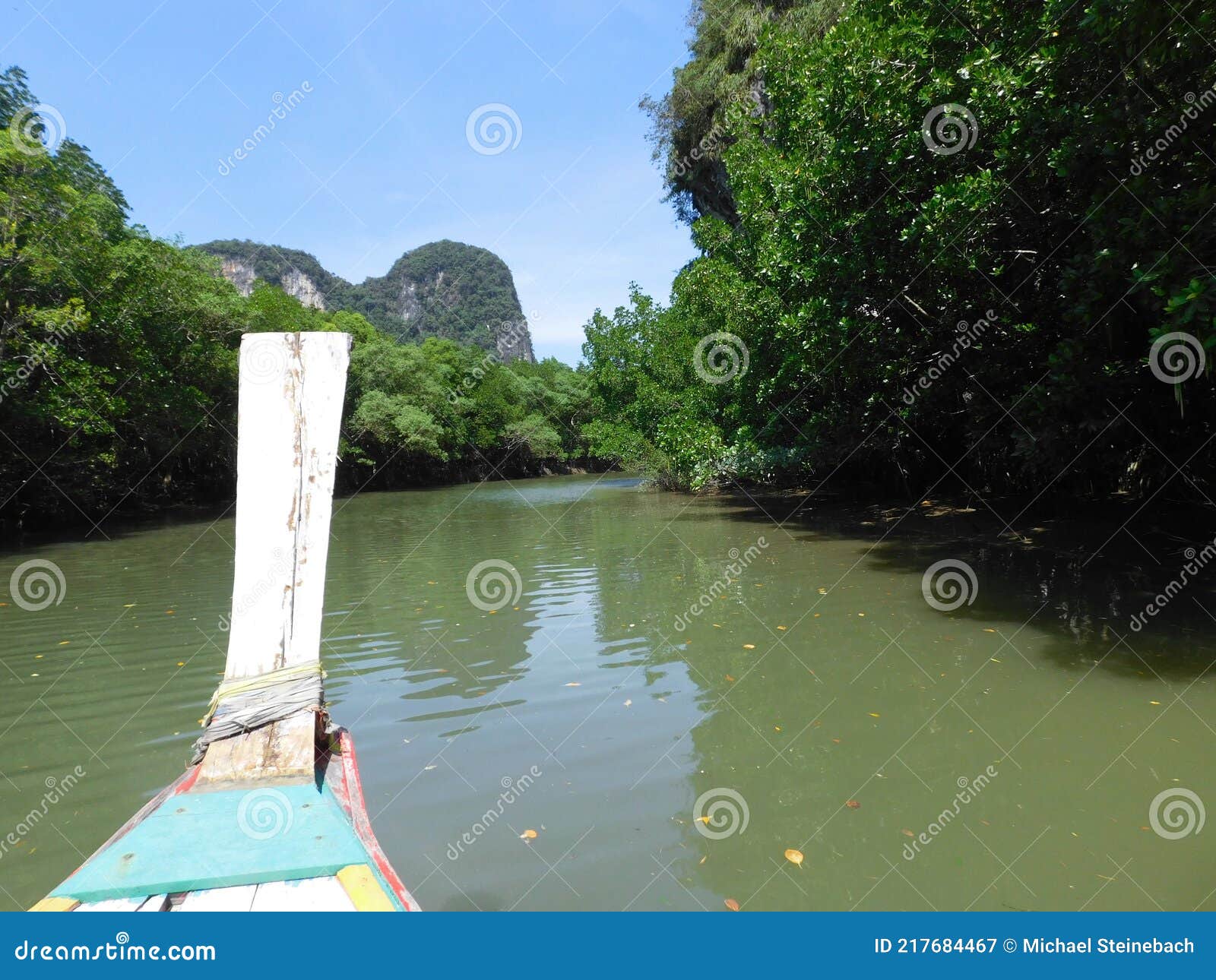 exploring the mangrove canals of pang nga bay in thailand