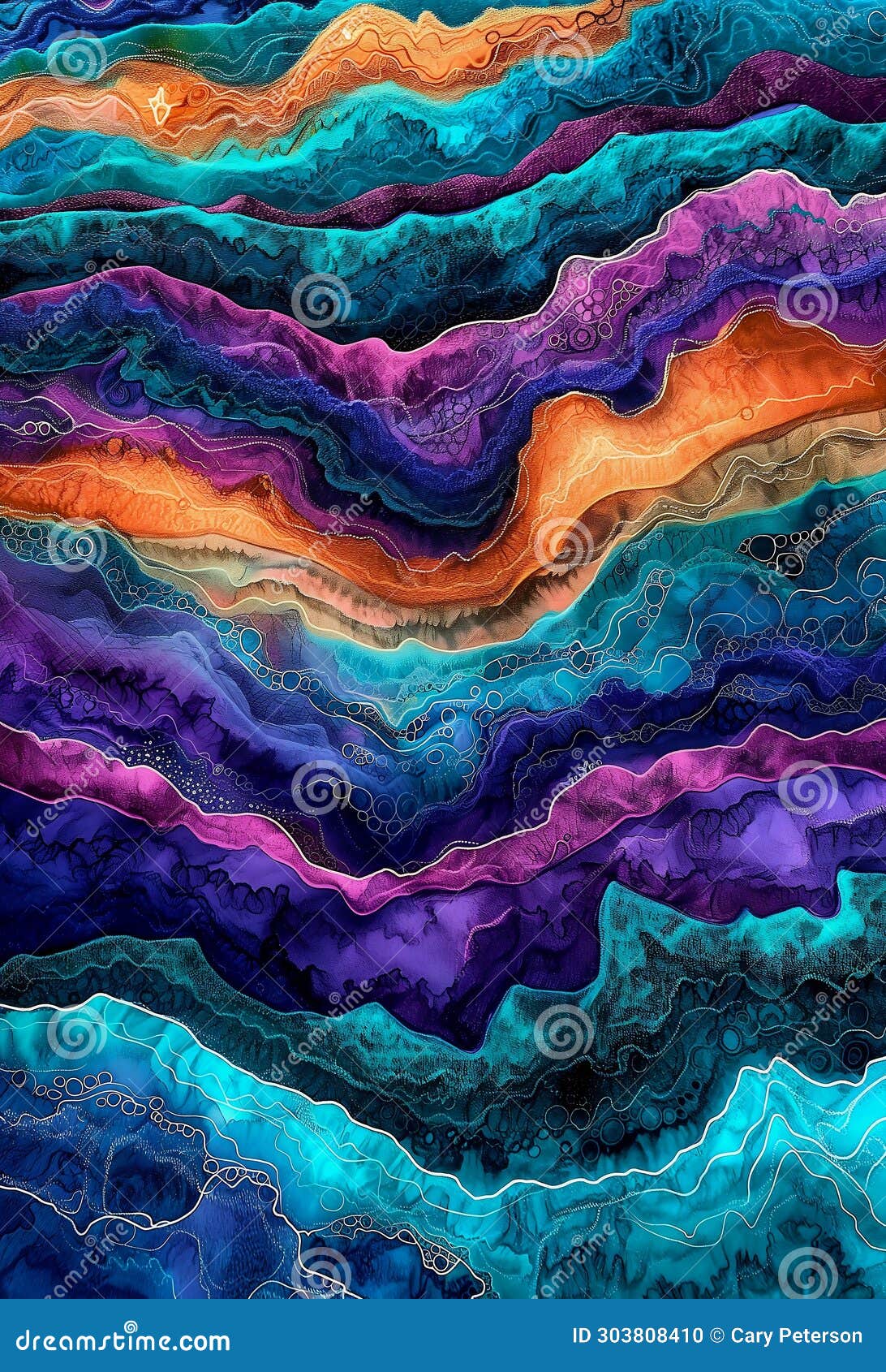 exploring the mystical depths: a closeup journey through fractal
