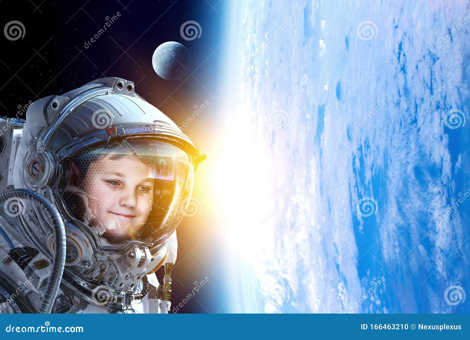 Exploring Outer Space. Mixed Media Stock Photo - Image of astronaut ...