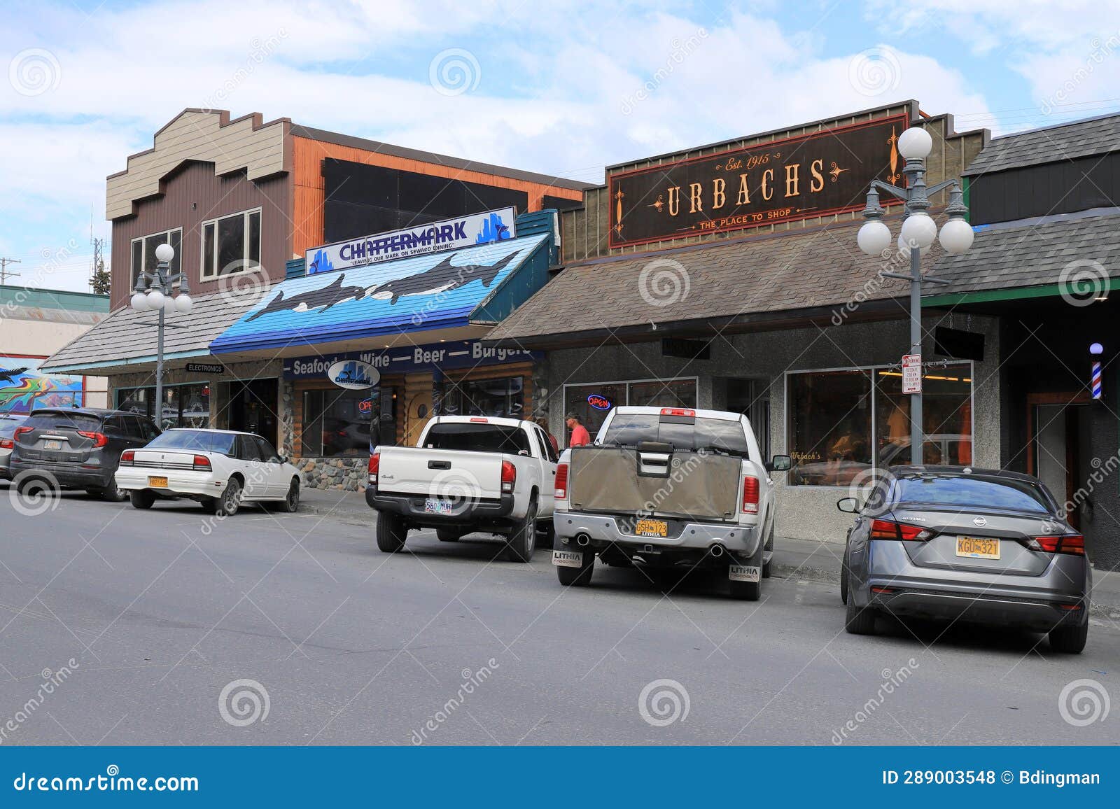 Exploring Seward, Alaska editorial stock photo. Image of coast - 289003548
