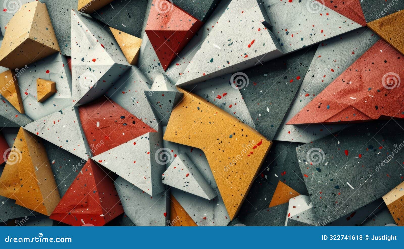 an explosion of geometric tiles featuring a multitude of s and colors for a modern yet playful effect